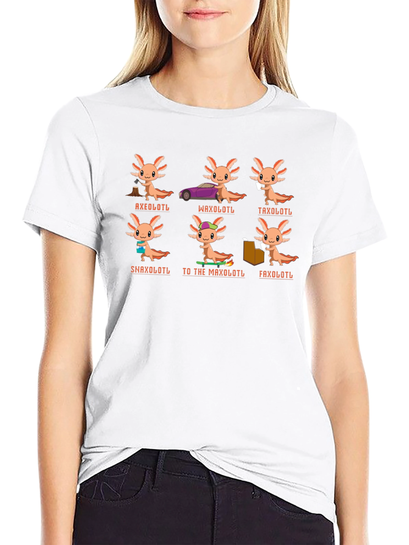 Axolotl Pun T-Shirt - Fun Amphibian Humor Tee