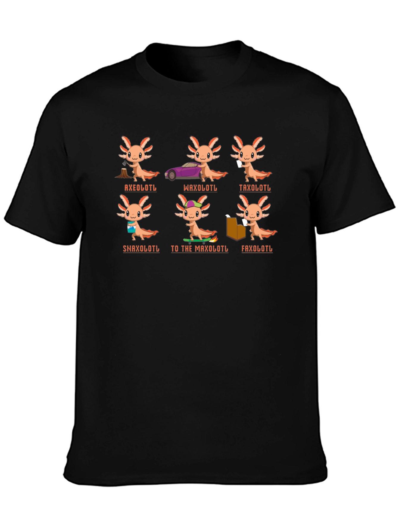 Axolotl Pun T-Shirt - Fun Amphibian Humor Tee