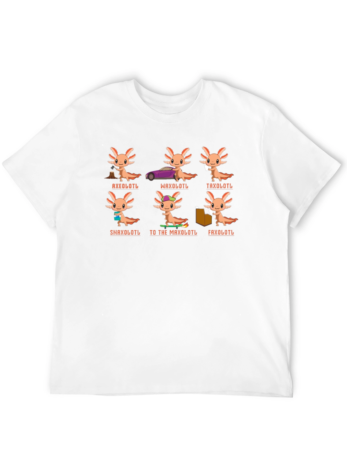 Axolotl Pun T-Shirt - Fun Amphibian Humor Tee