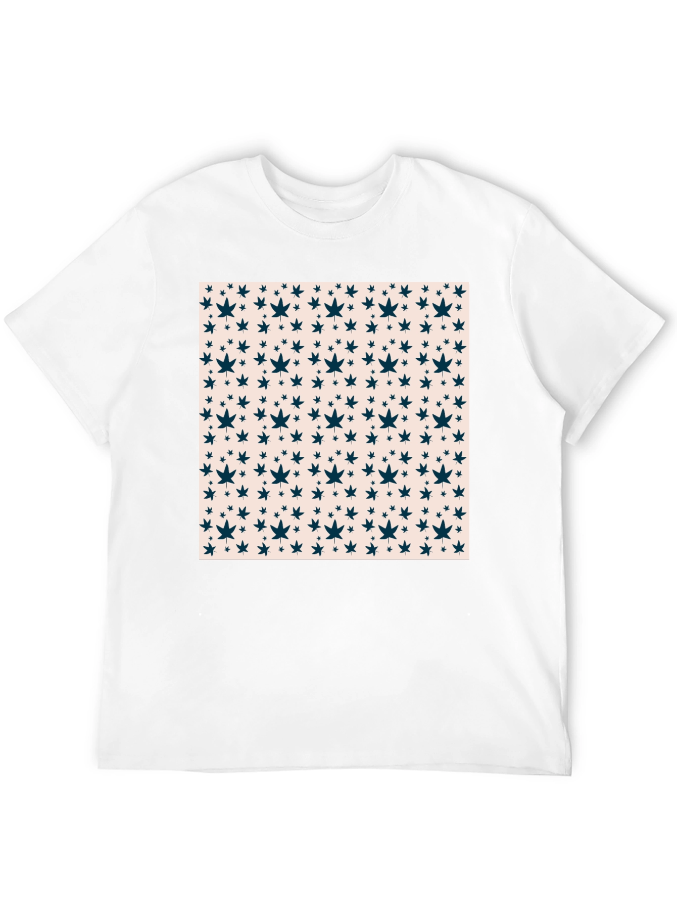 Marijuana Leaf Pattern T-Shirt