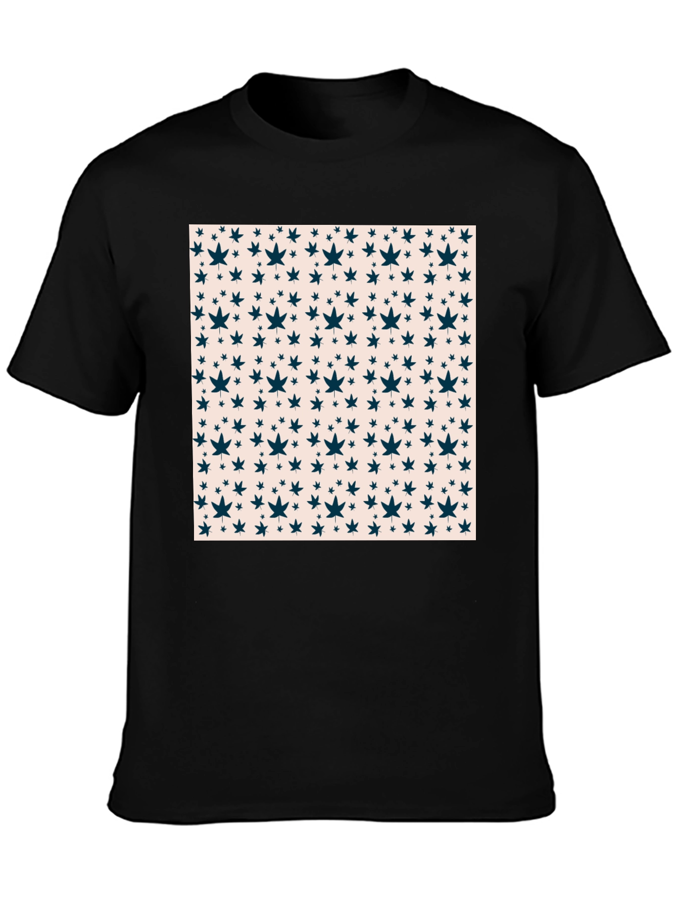 Marijuana Leaf Pattern T-Shirt