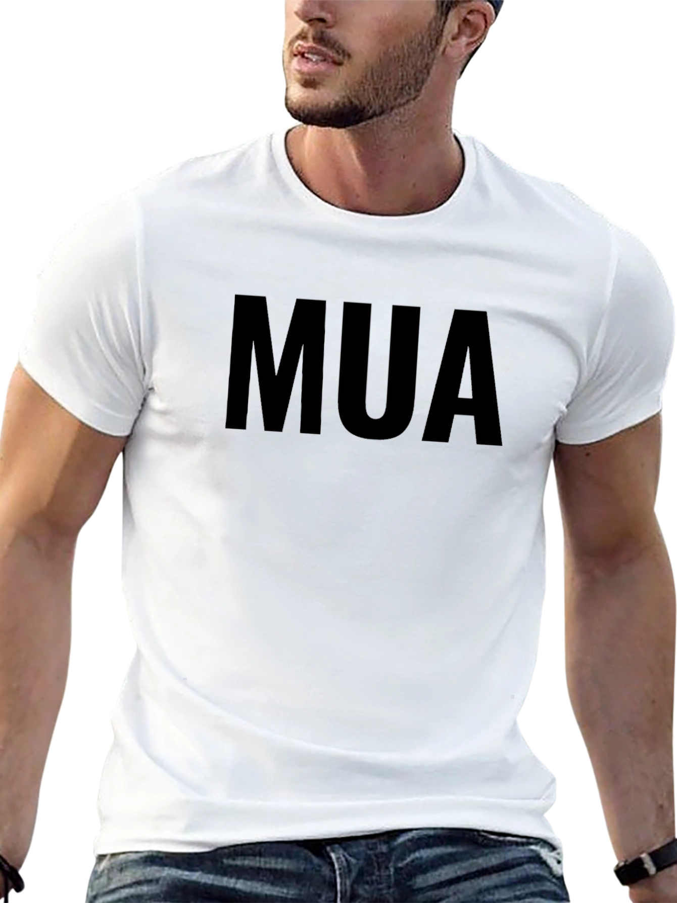 MUA Graphic T-Shirt - Casual Crew Neck Tee