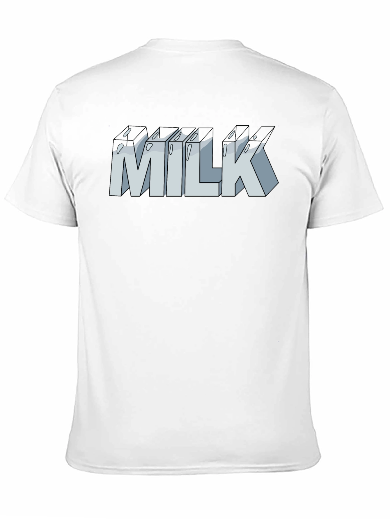 Milk Graphic T-Shirt - Unisex Casual Tee
