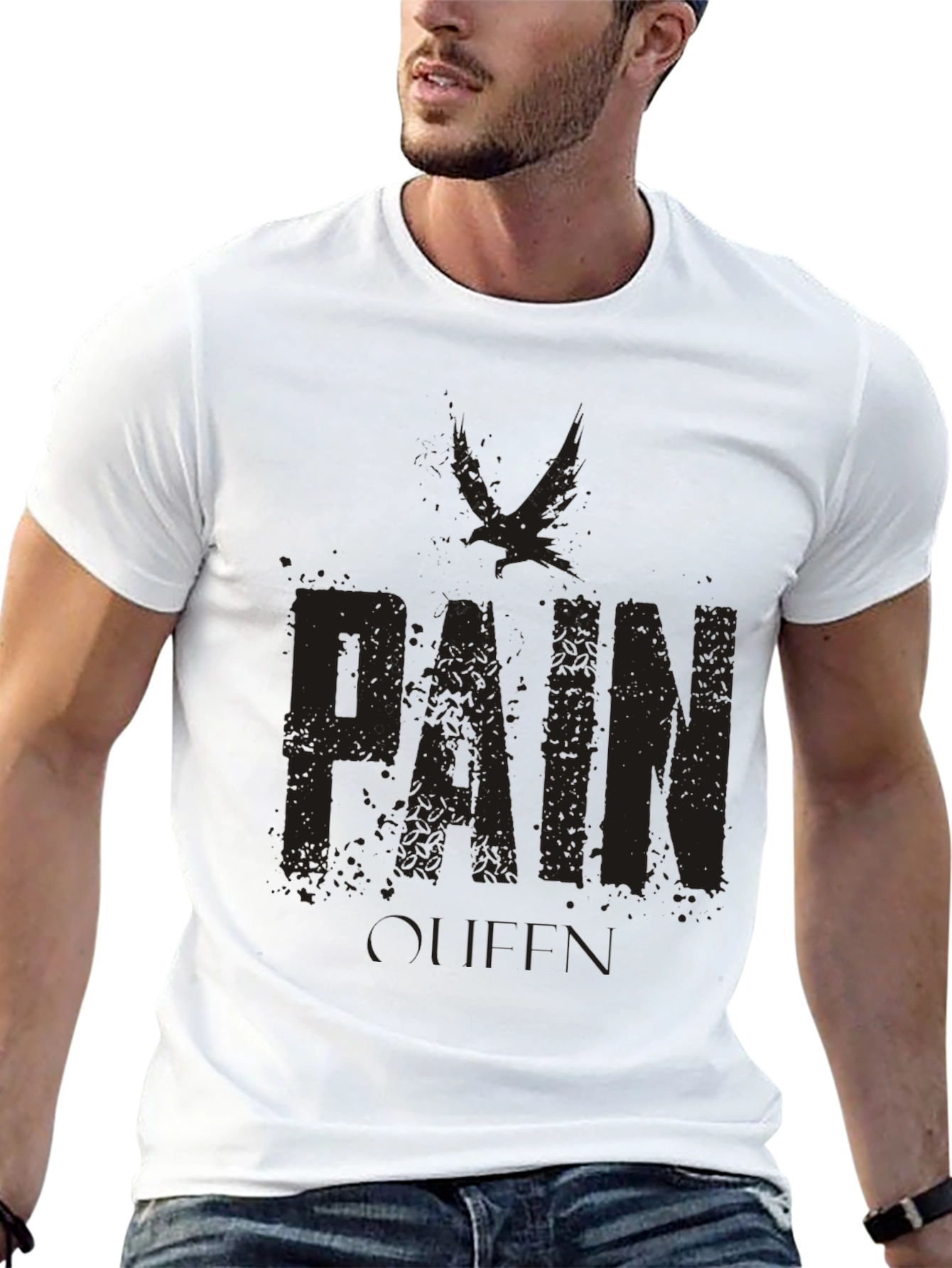 Pain Queen Graphic Tee - Black