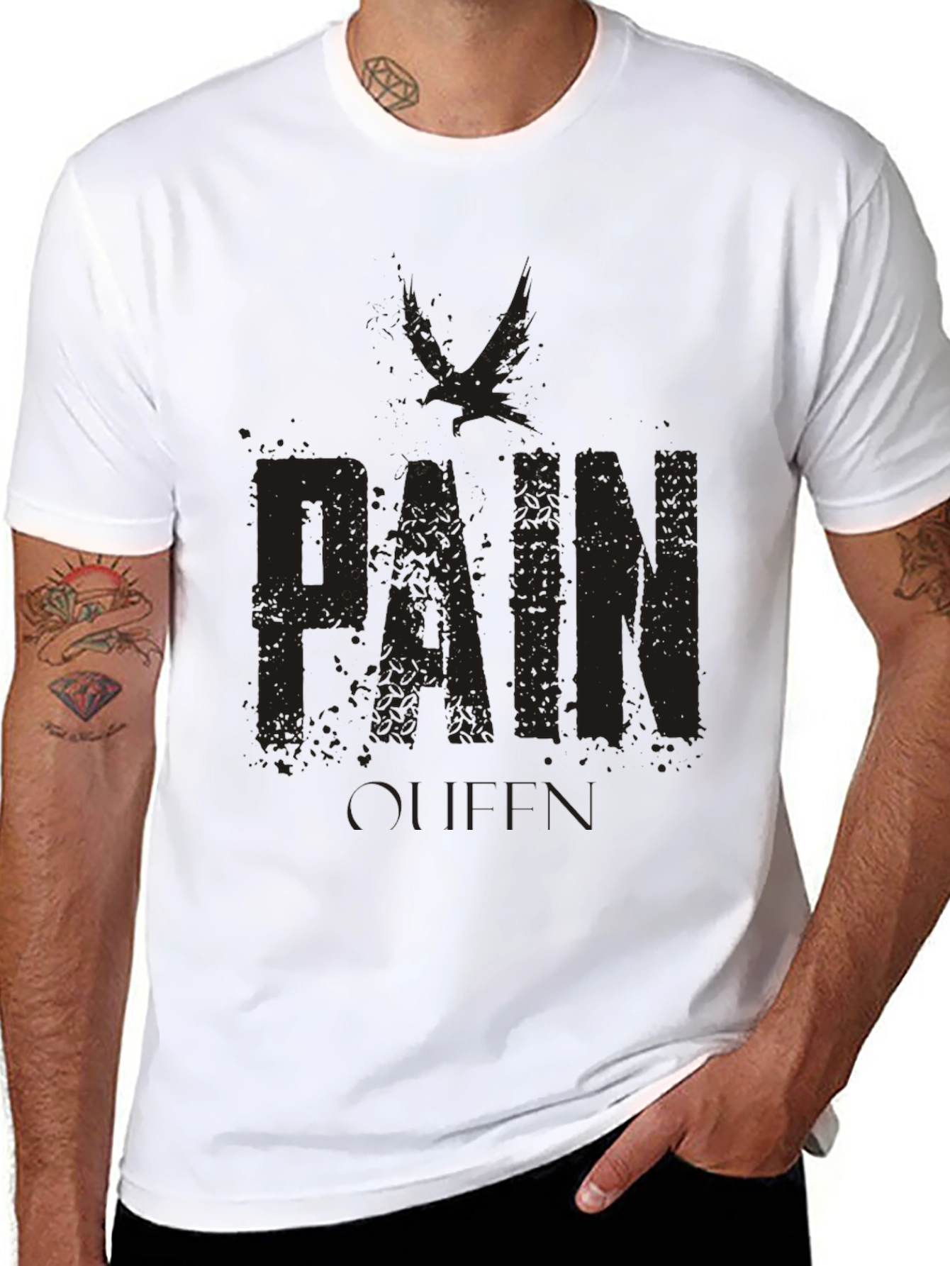 Pain Queen Graphic Tee - Black