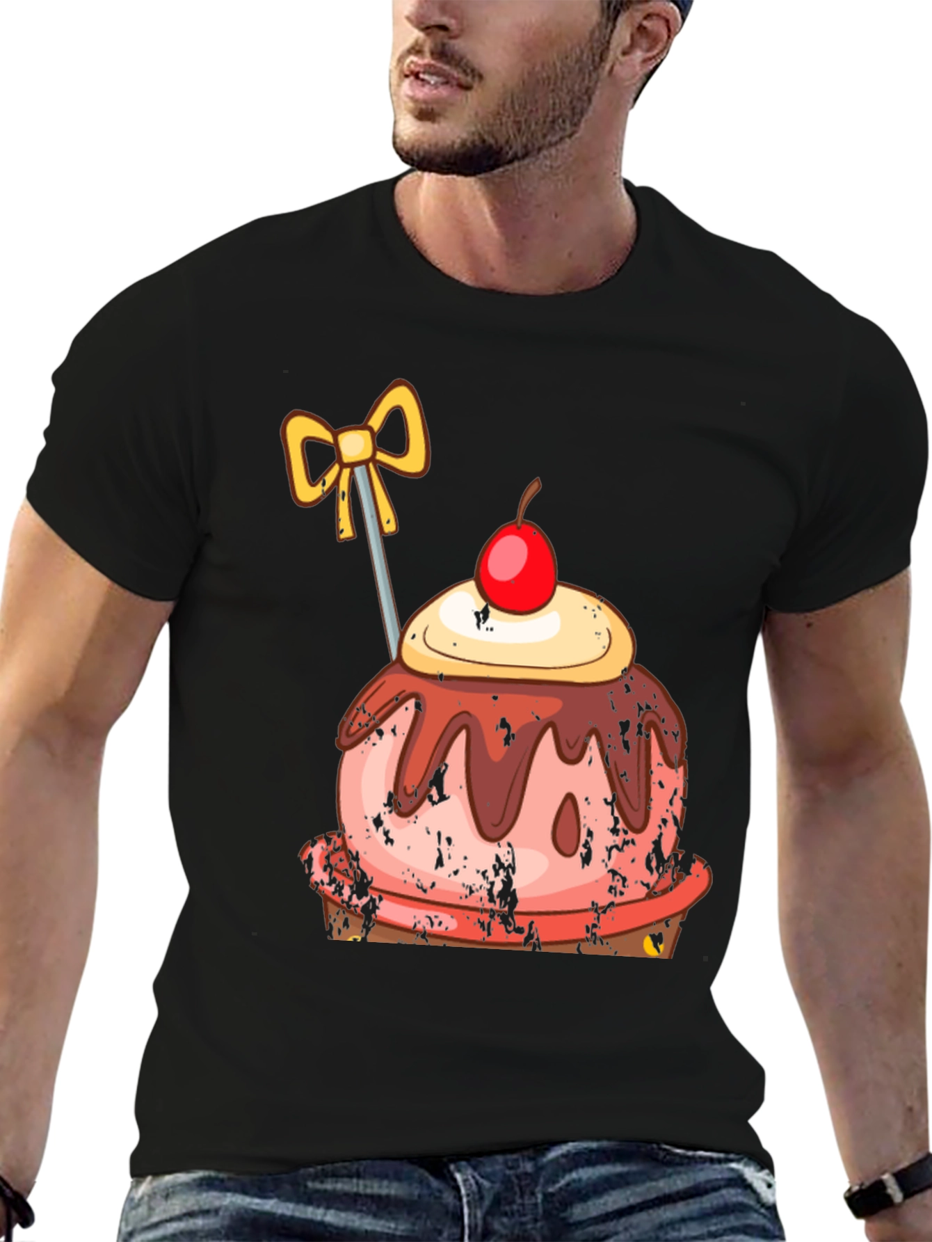 Sweet Treat Graphic Tee - Unisex Black T-Shirt