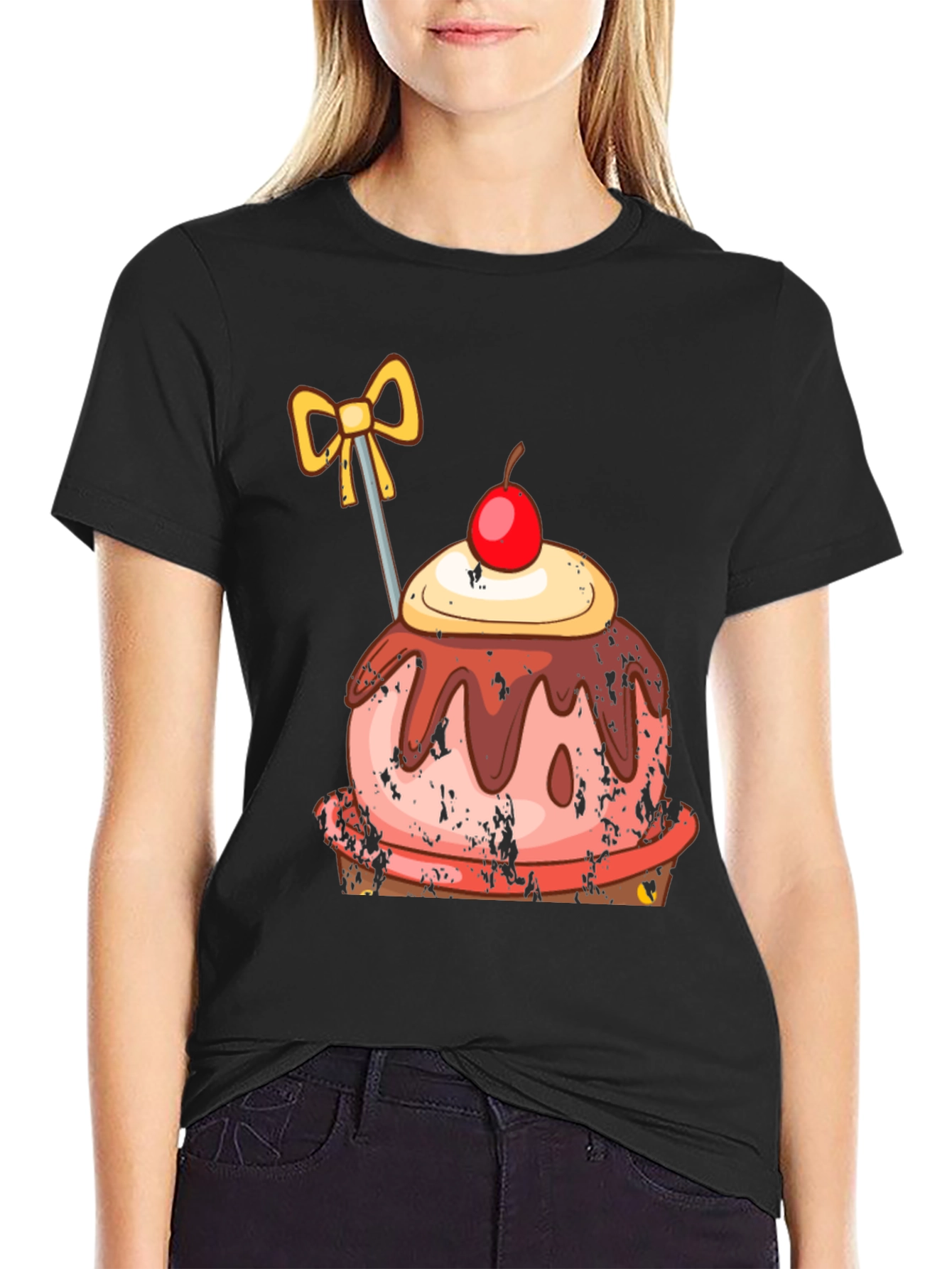Sweet Treat Graphic Tee - Unisex Black T-Shirt
