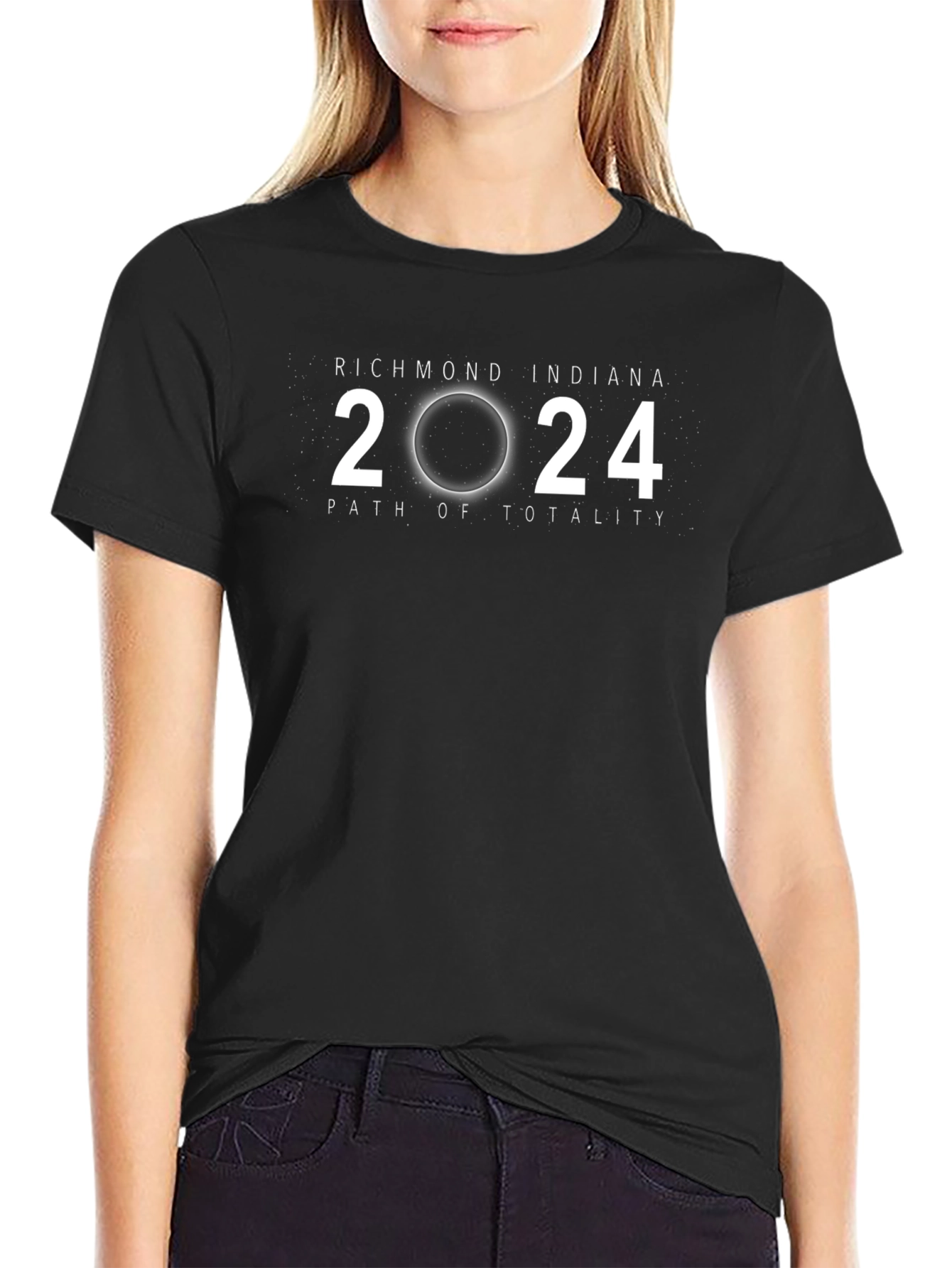 Richmond Indiana 2024 Path of Totality T-Shirt