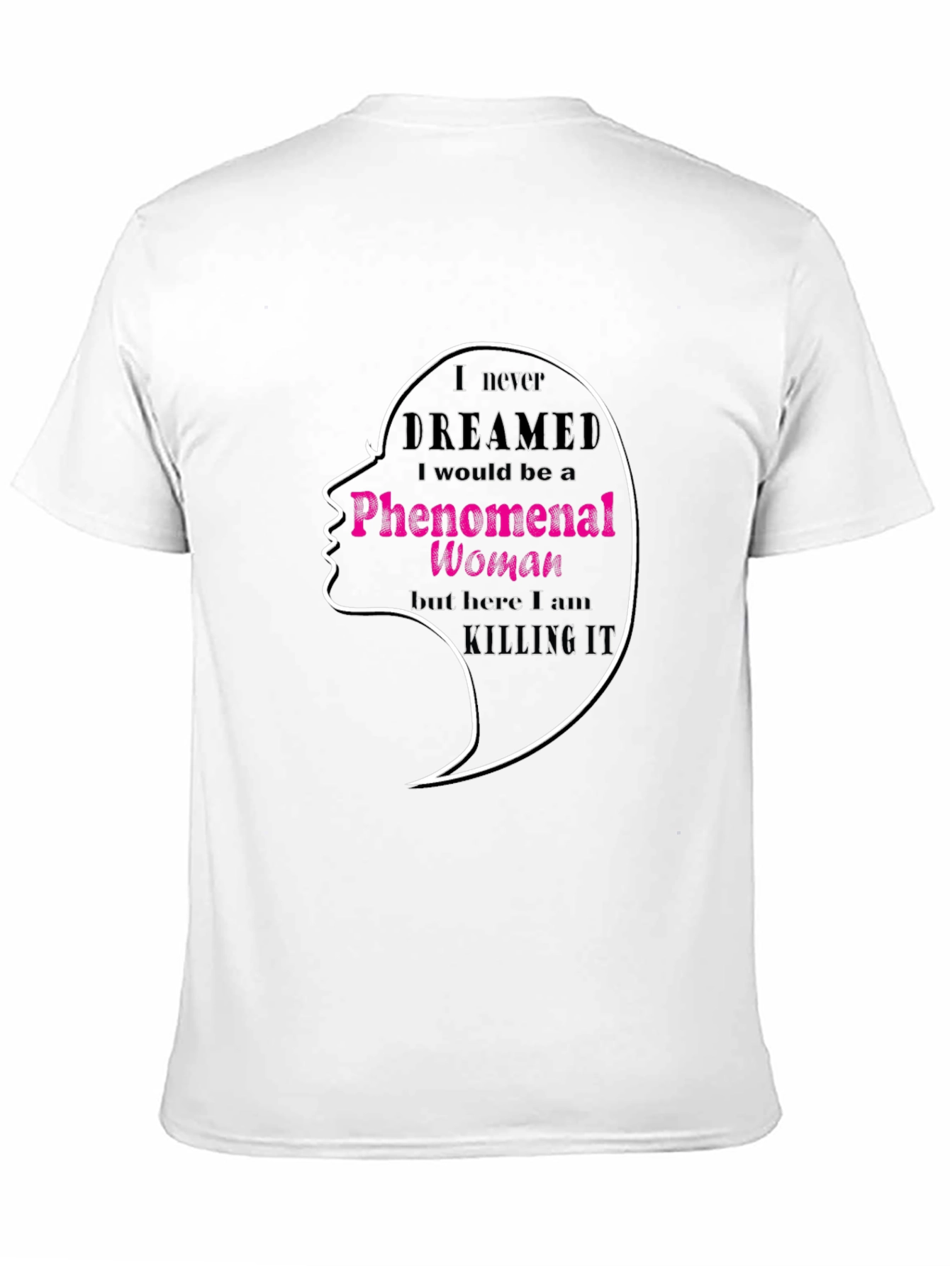 Phenomenal Woman Graphic Tee - Black Unisex T-Shirt