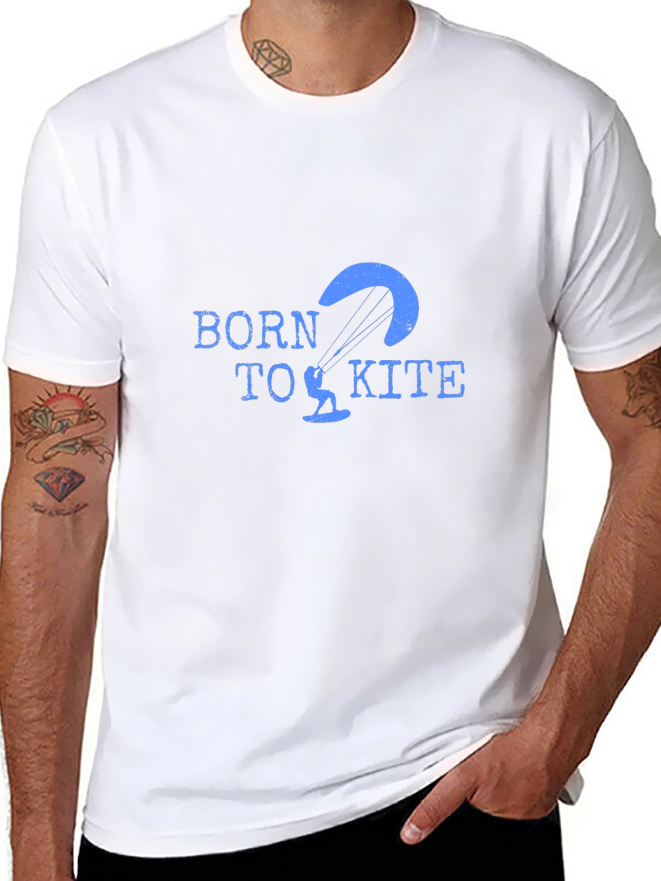 Born to Kite Black T-Shirt