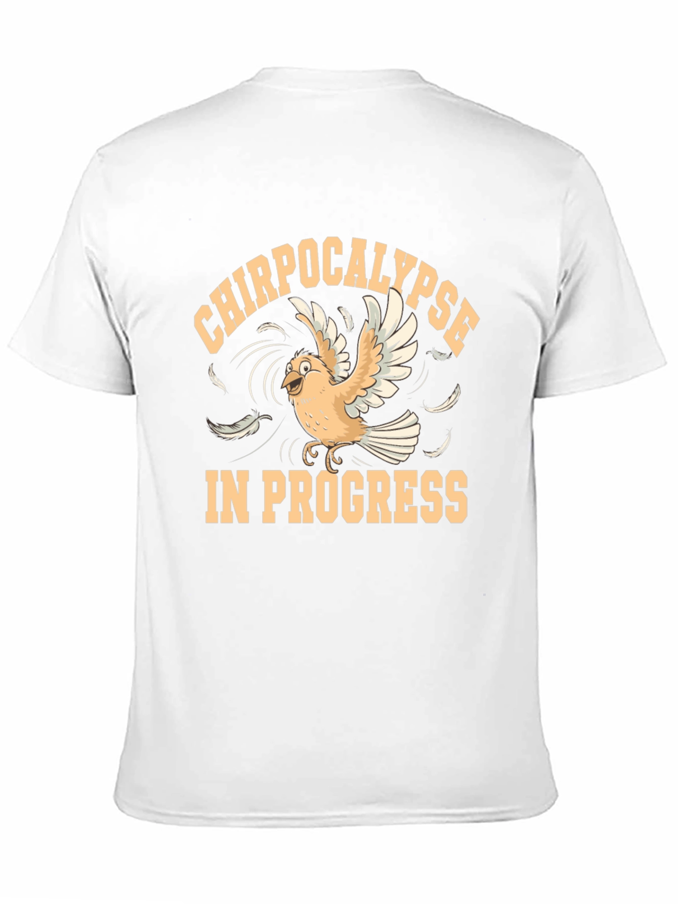 Chirpocalypse In Progress Black T-Shirt