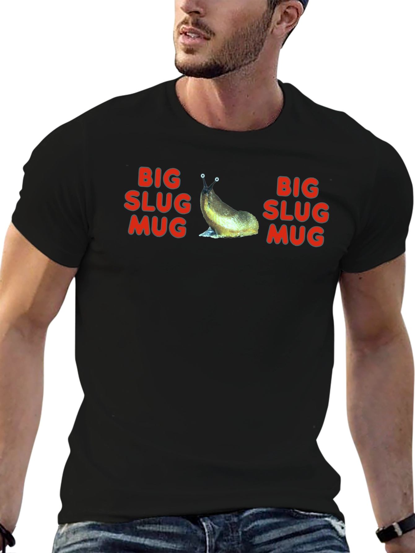 Big Slug Mug T-Shirt - Funny Graphic Tee