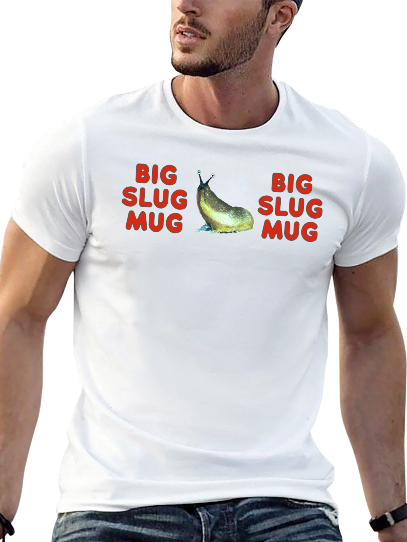Big Slug Mug T-Shirt - Funny Graphic Tee