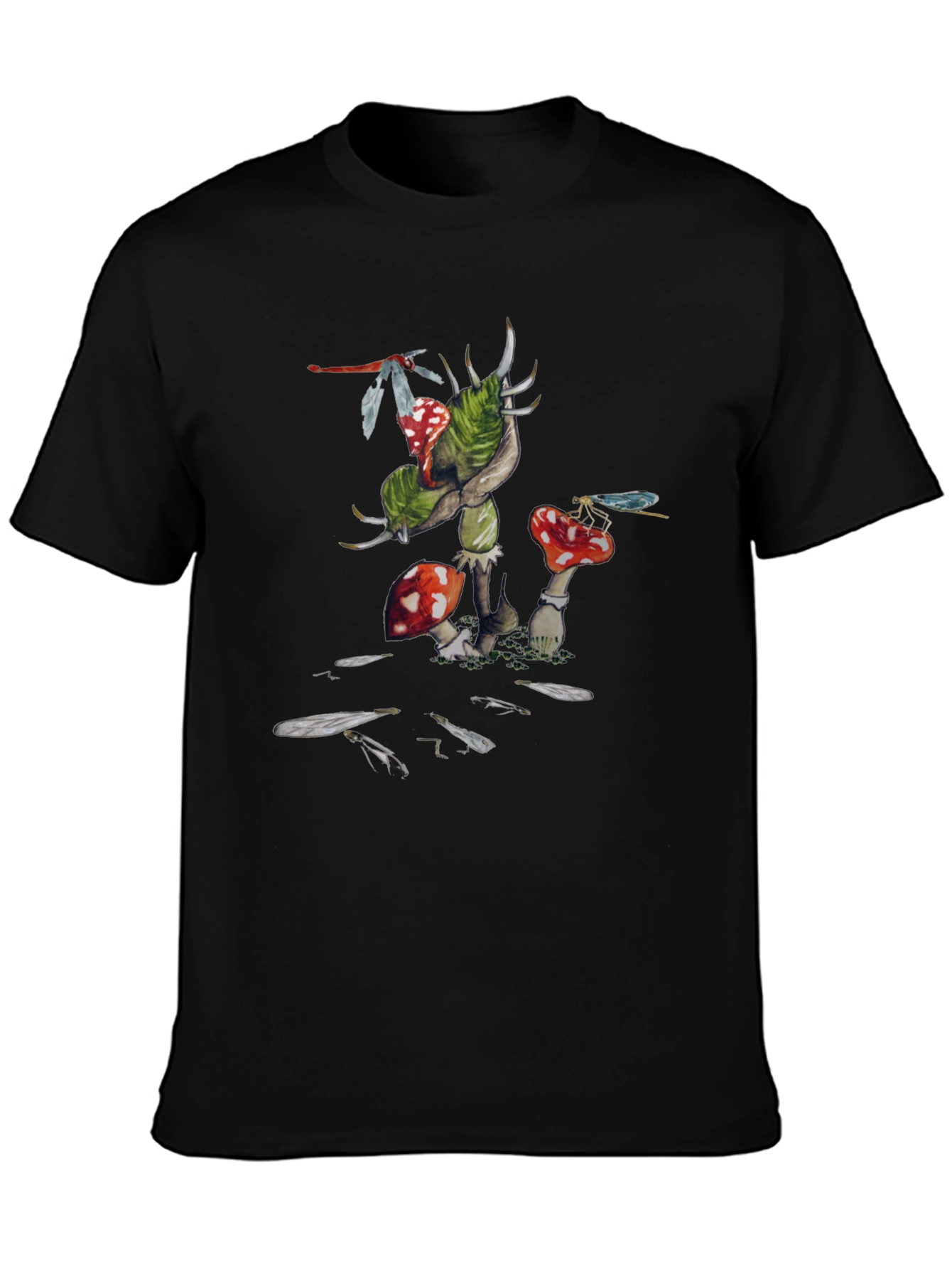 Whimsical Mushroom Creature Graphic Tee