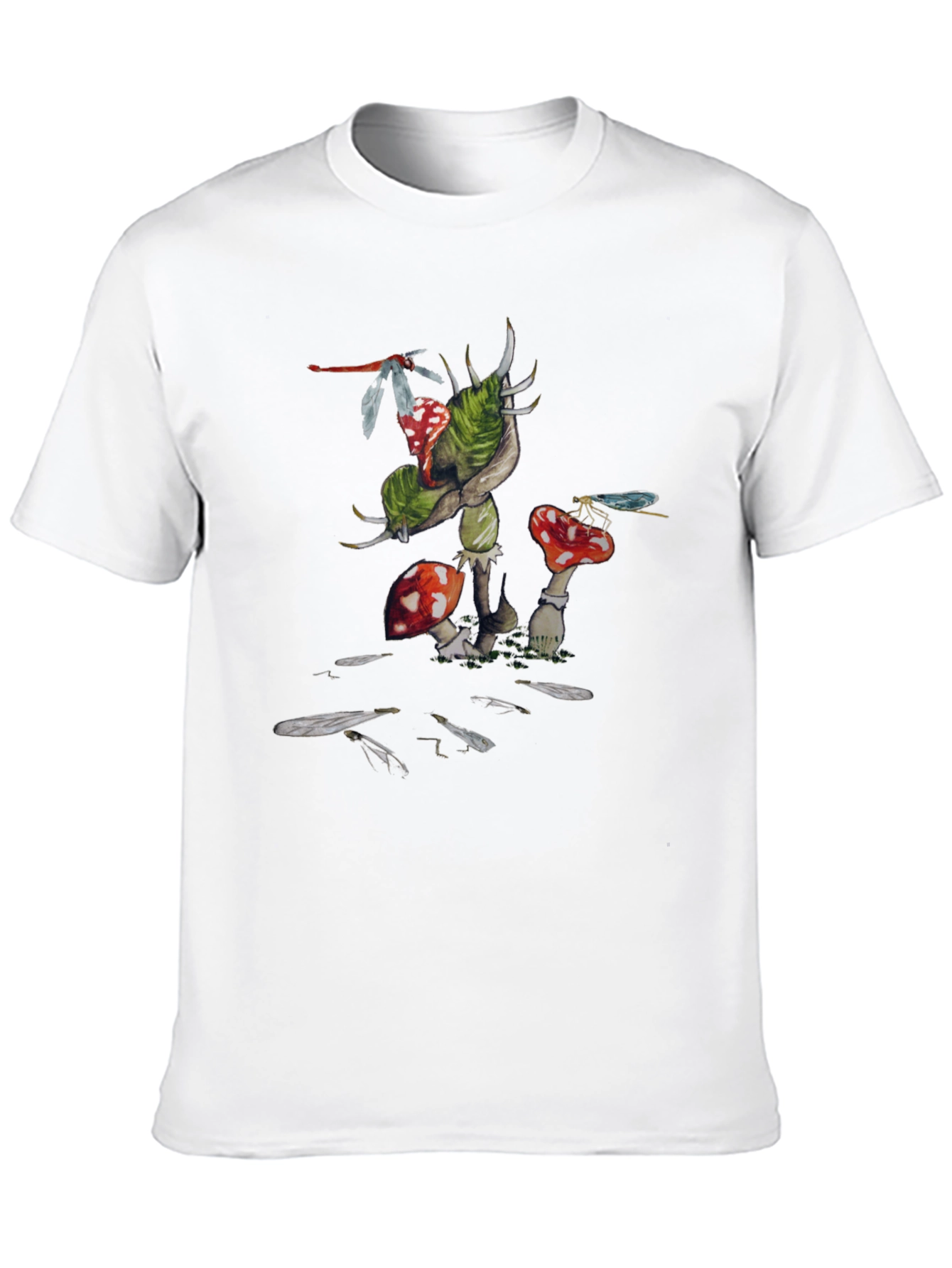Whimsical Mushroom Creature Graphic Tee