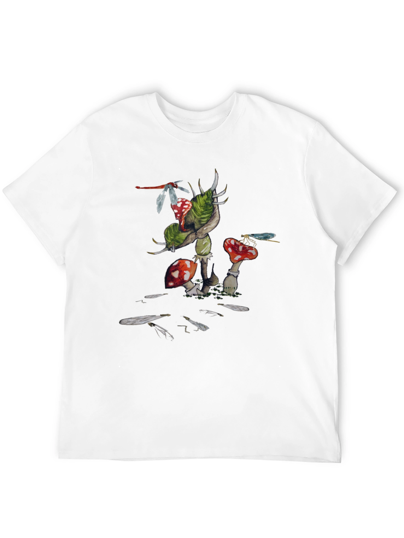 Whimsical Mushroom Creature Graphic Tee