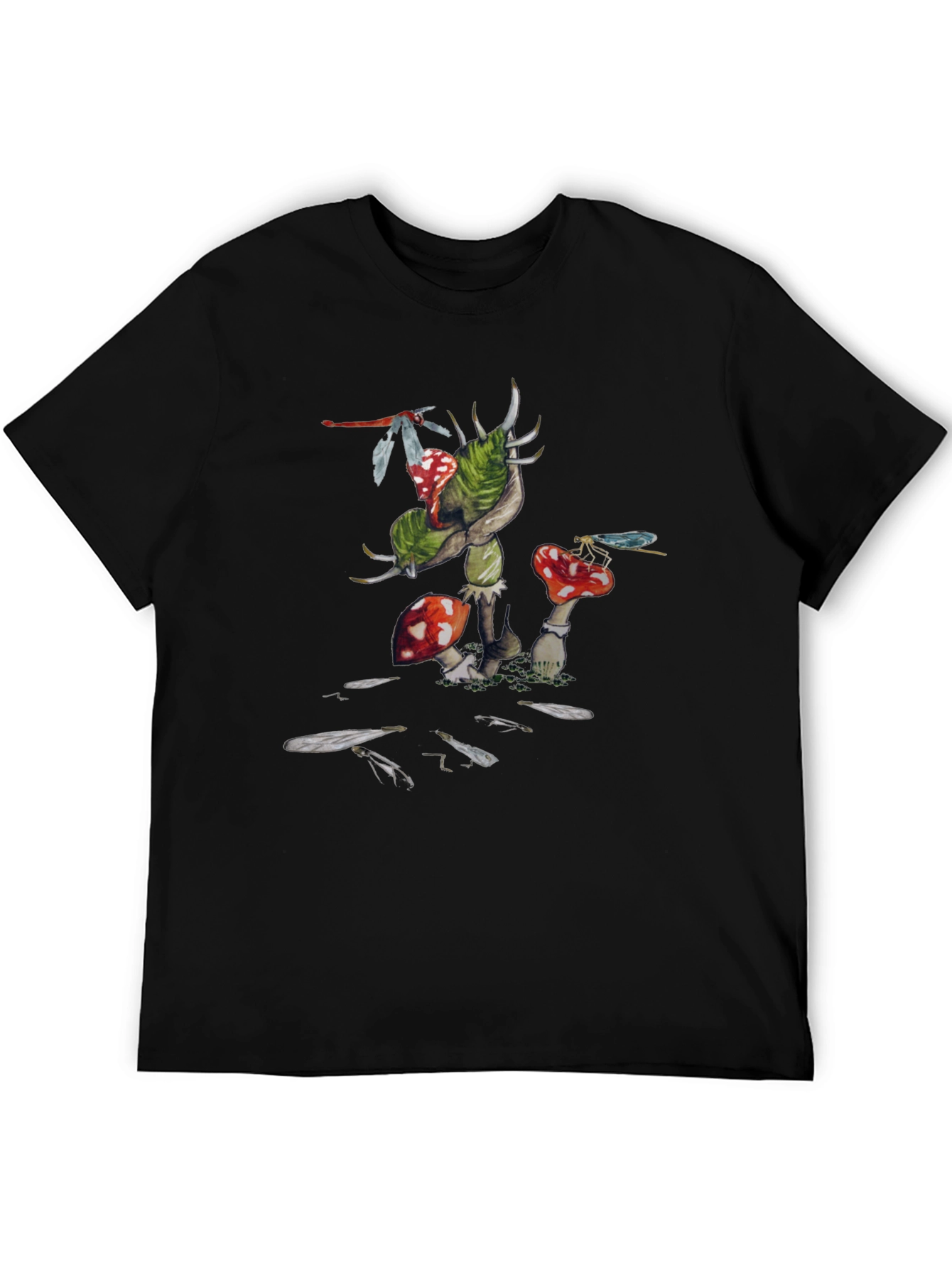 Whimsical Mushroom Creature Graphic Tee