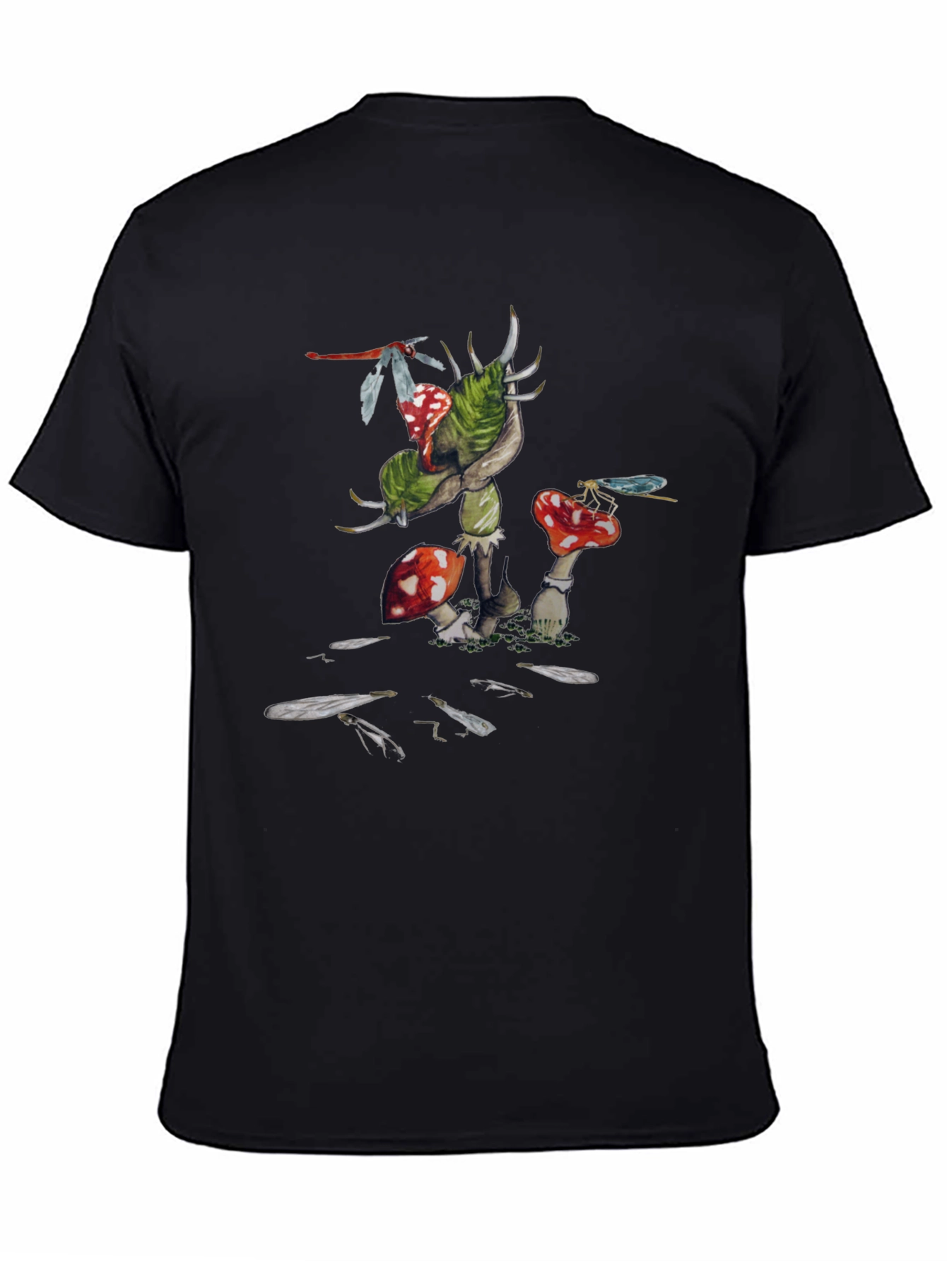 Whimsical Mushroom Creature Graphic Tee