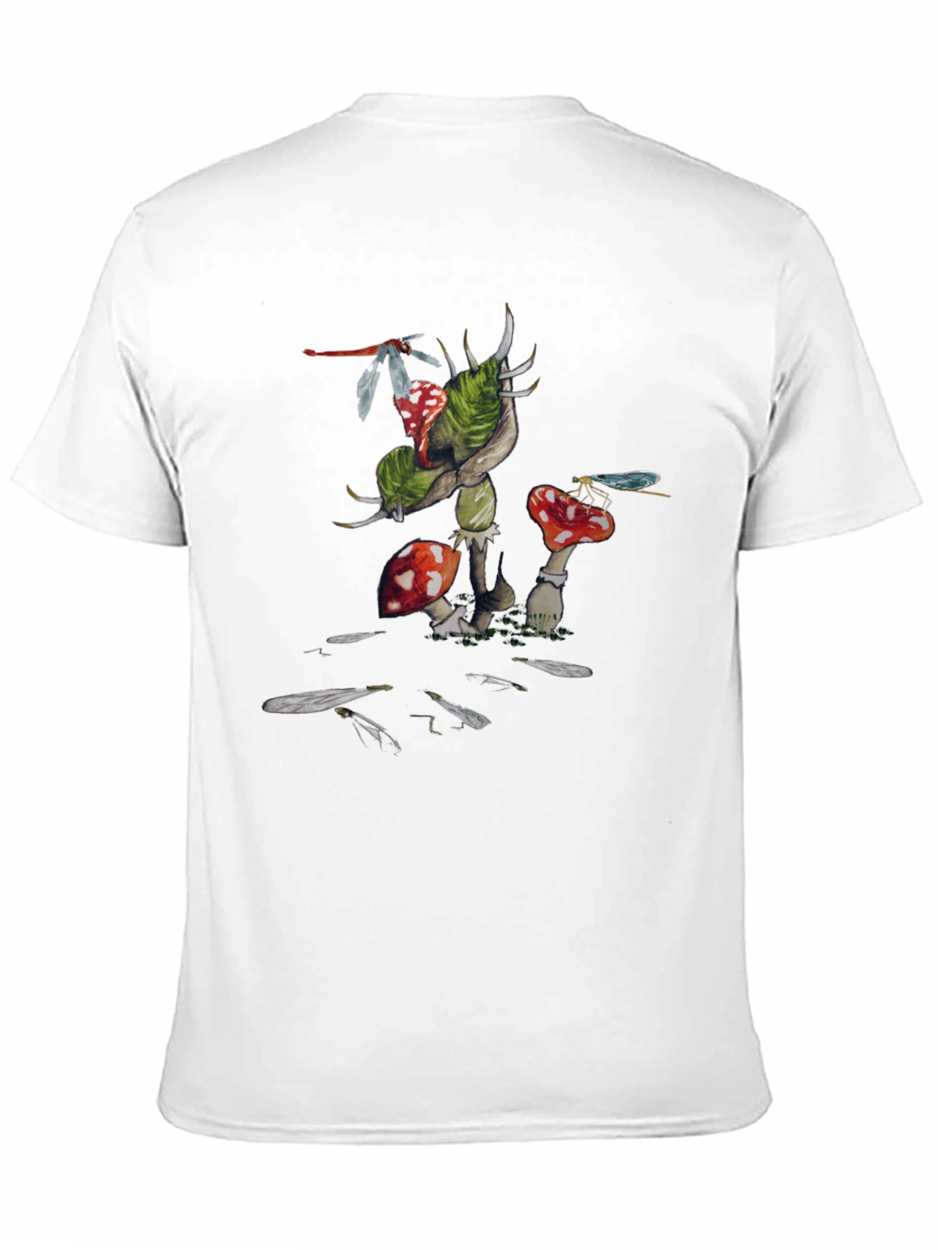 Whimsical Mushroom Creature Graphic Tee