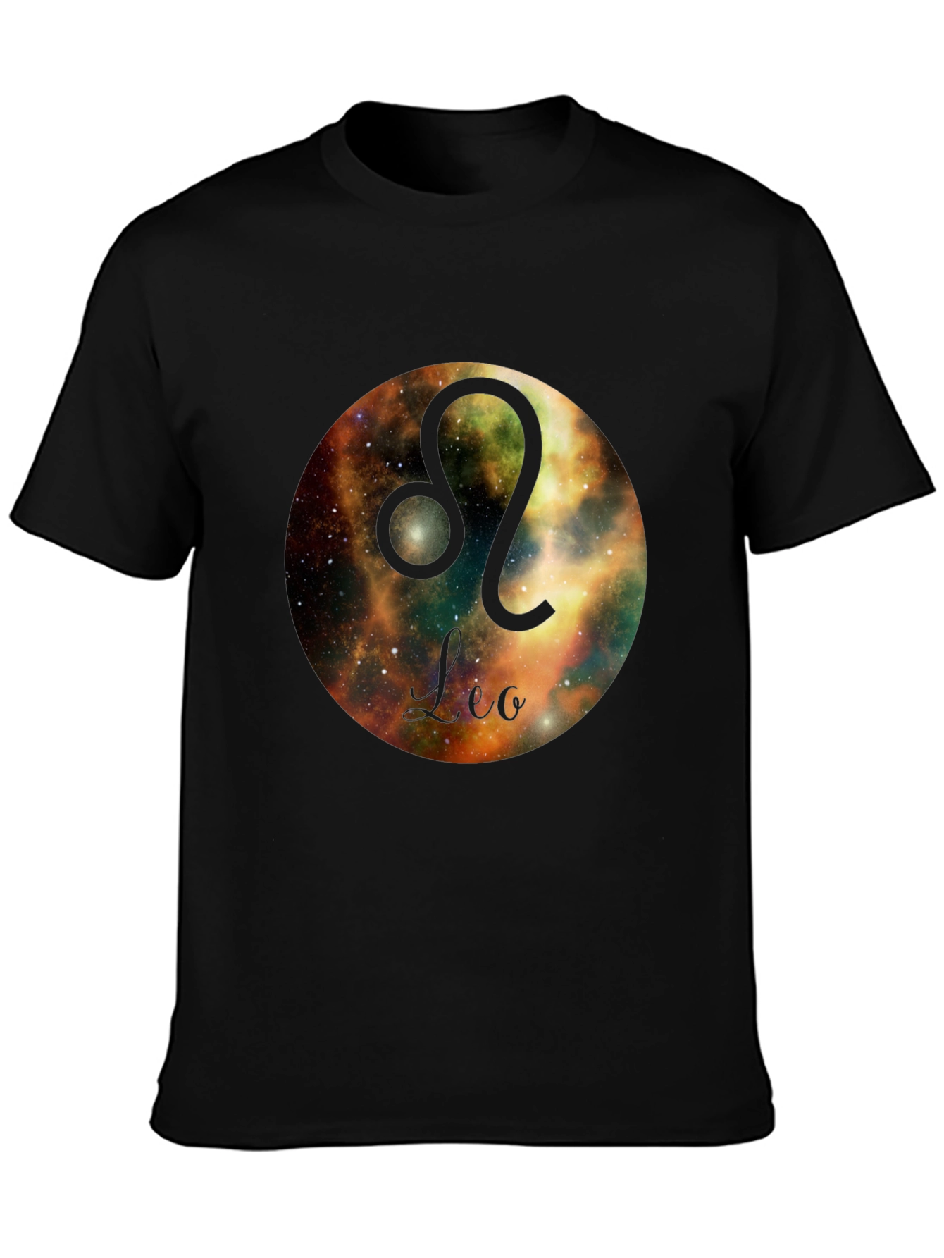 Leo Zodiac T-Shirt - Galaxy Design