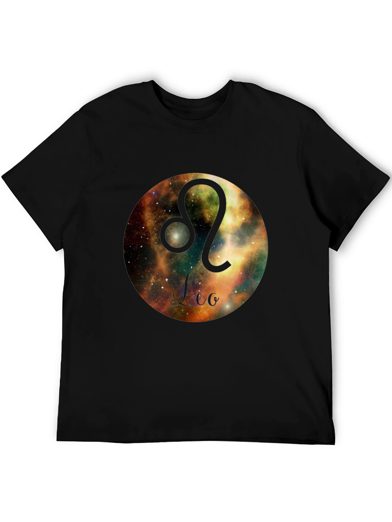 Leo Zodiac T-Shirt - Galaxy Design