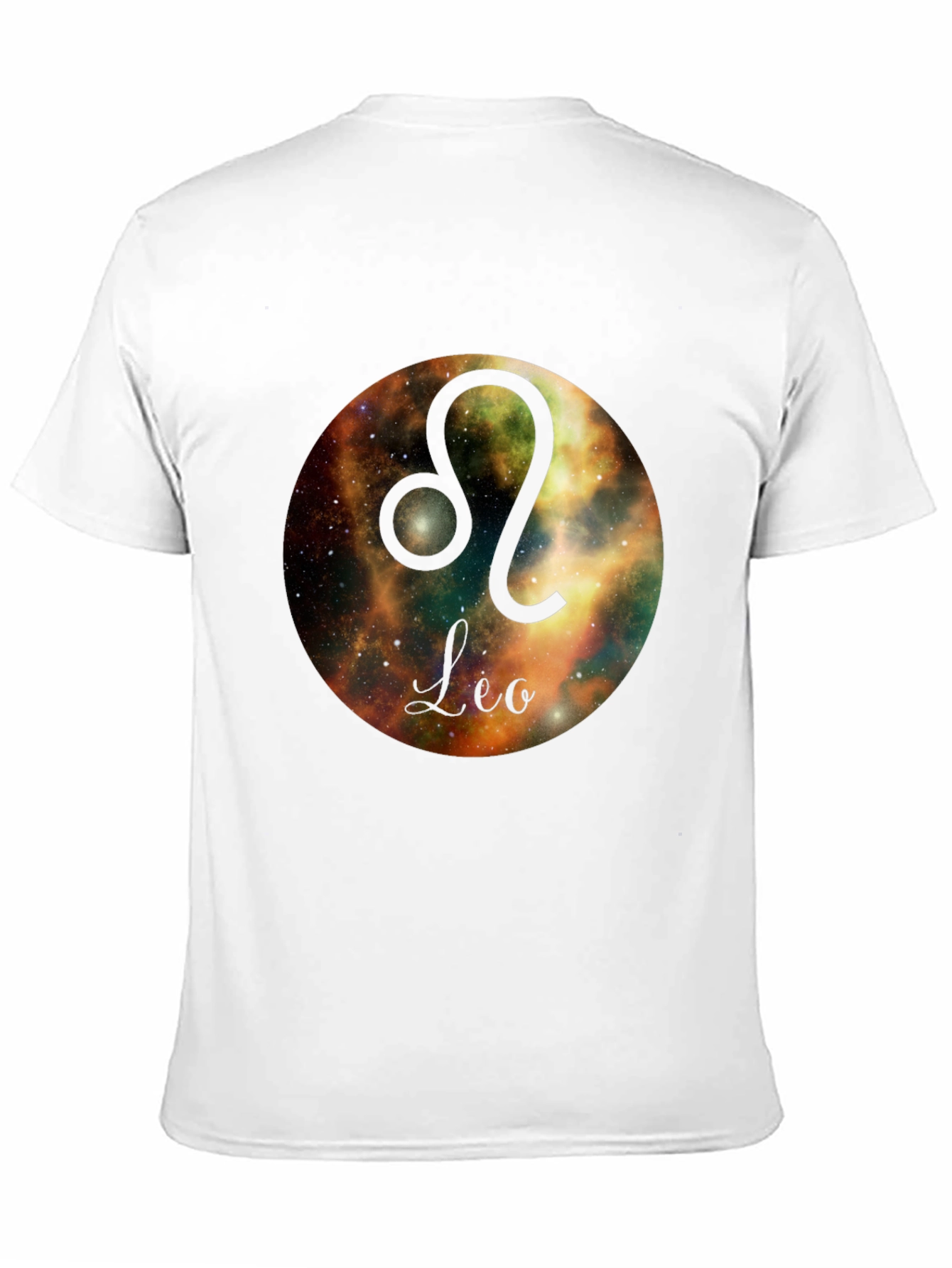 Leo Zodiac T-Shirt - Galaxy Design