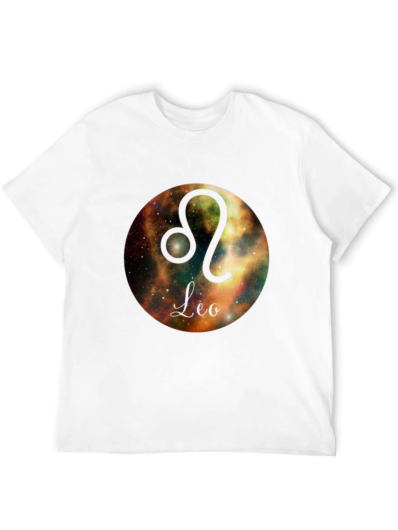 Leo Zodiac T-Shirt - Galaxy Design