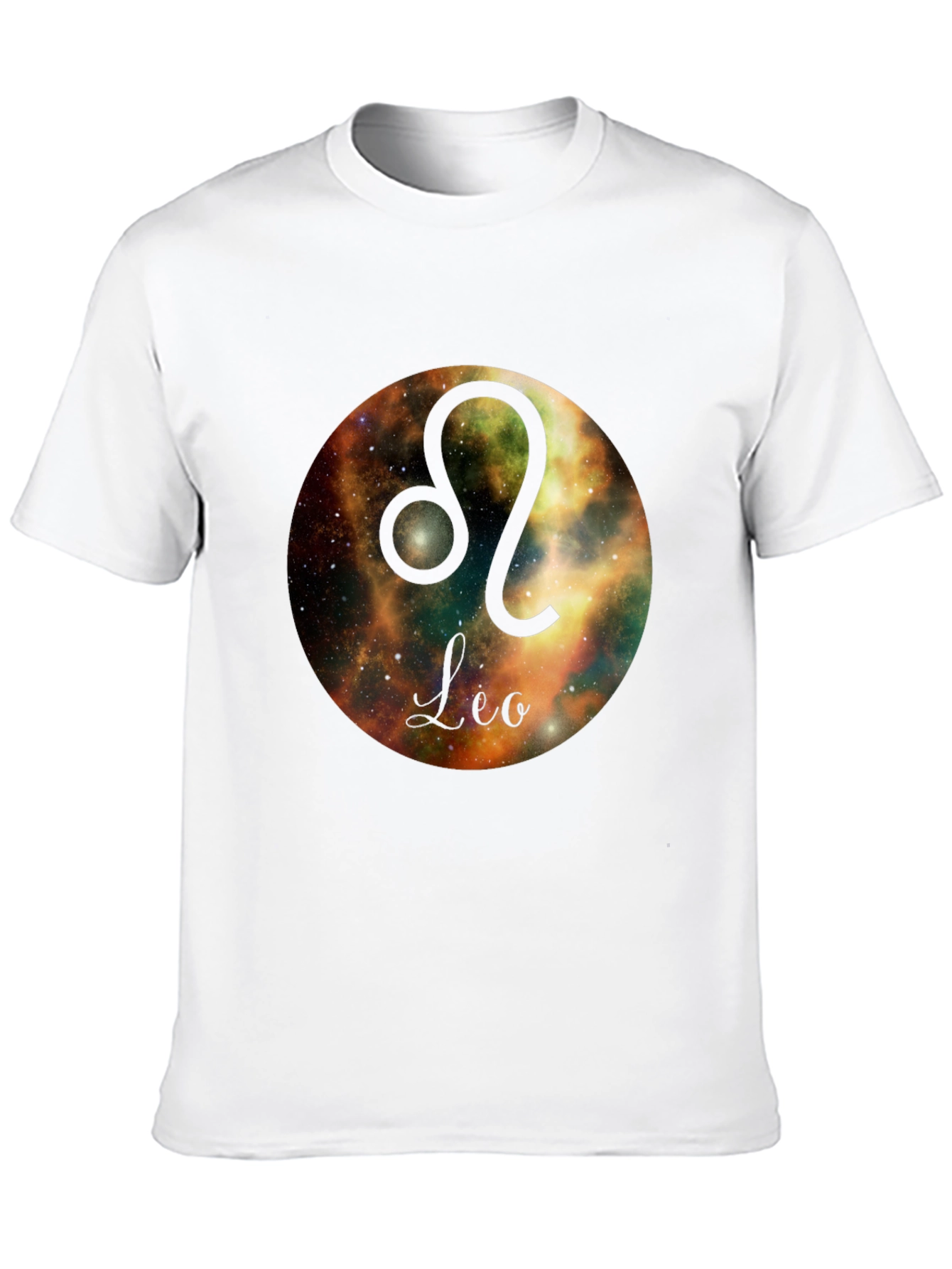 Leo Zodiac T-Shirt - Galaxy Design