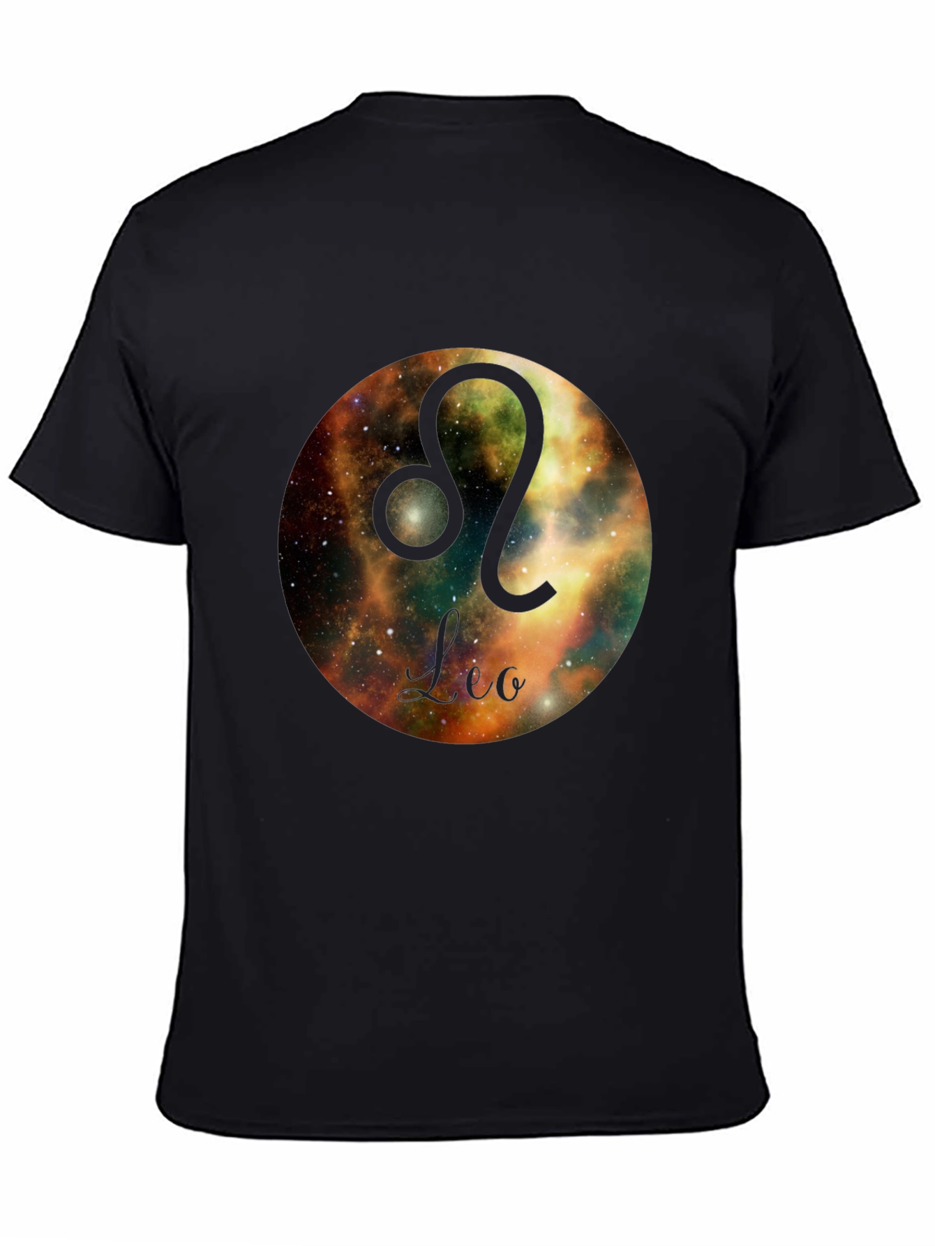 Leo Zodiac T-Shirt - Galaxy Design
