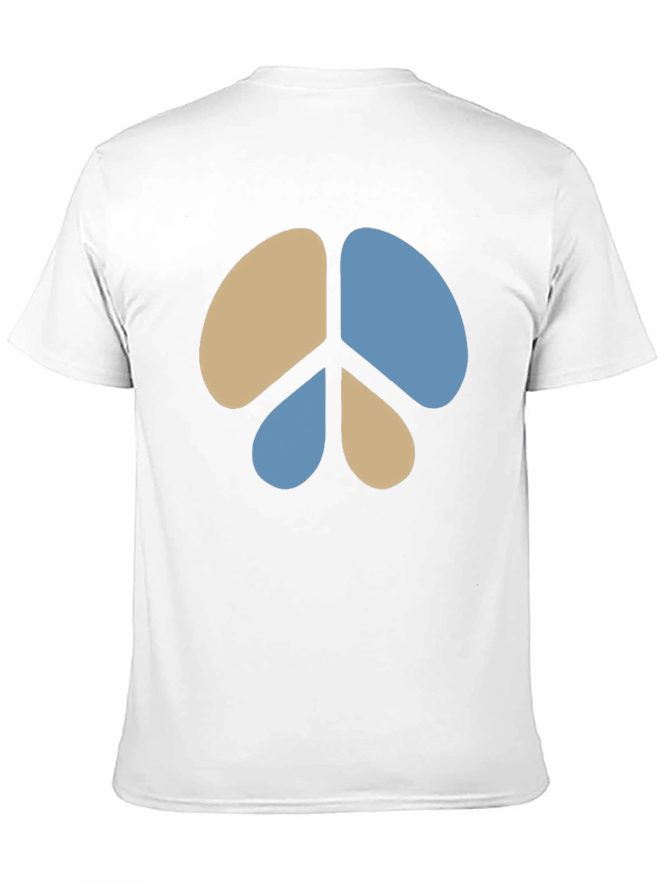 Peace Sign Graphic Tee - Casual Black T-Shirt