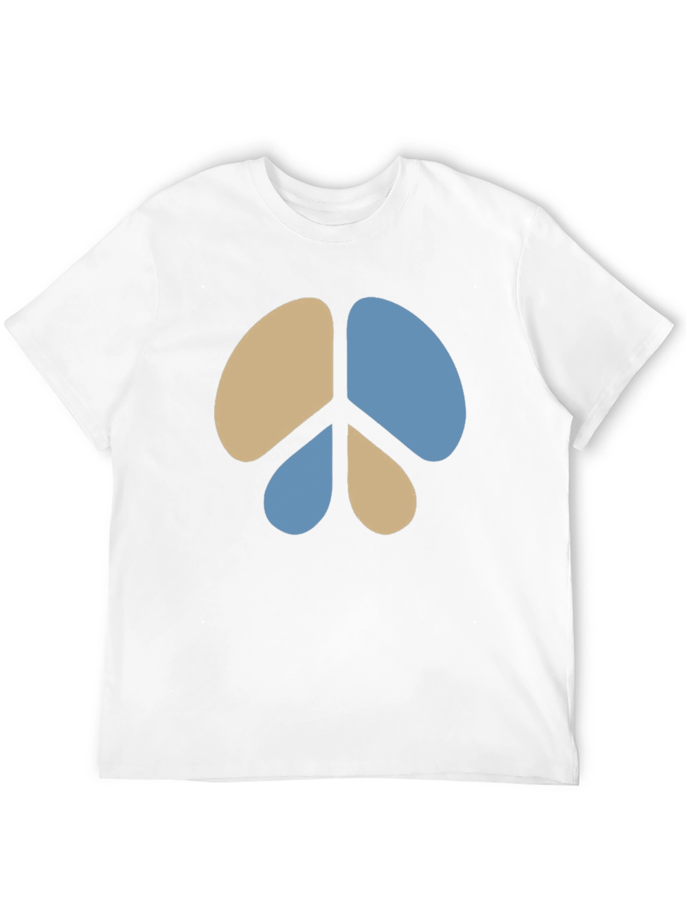 Peace Sign Graphic Tee - Casual Black T-Shirt