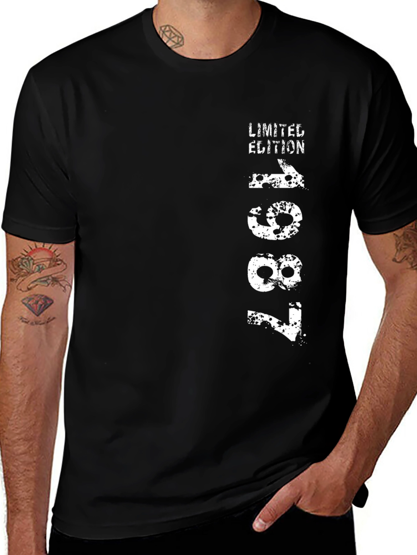 Limited Edition 1987 Graphic Tee - Black