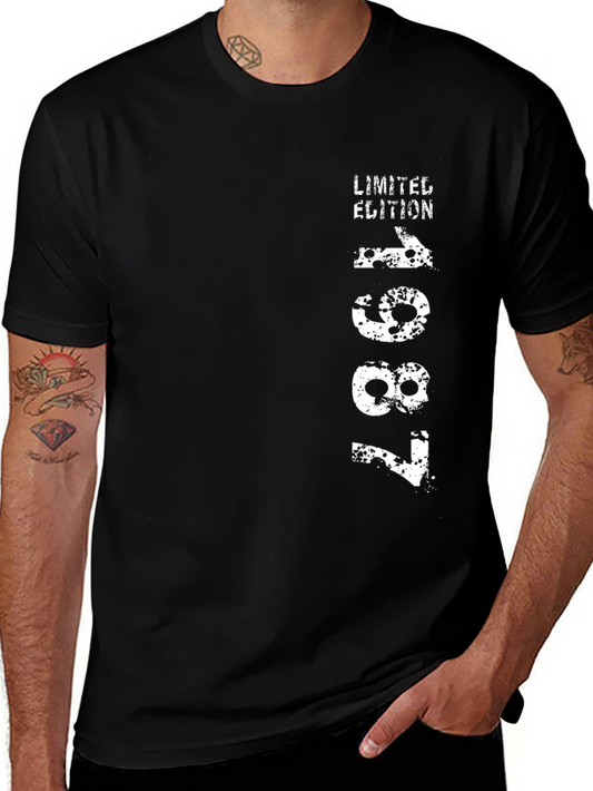 Limited Edition 1987 Graphic Tee - Black