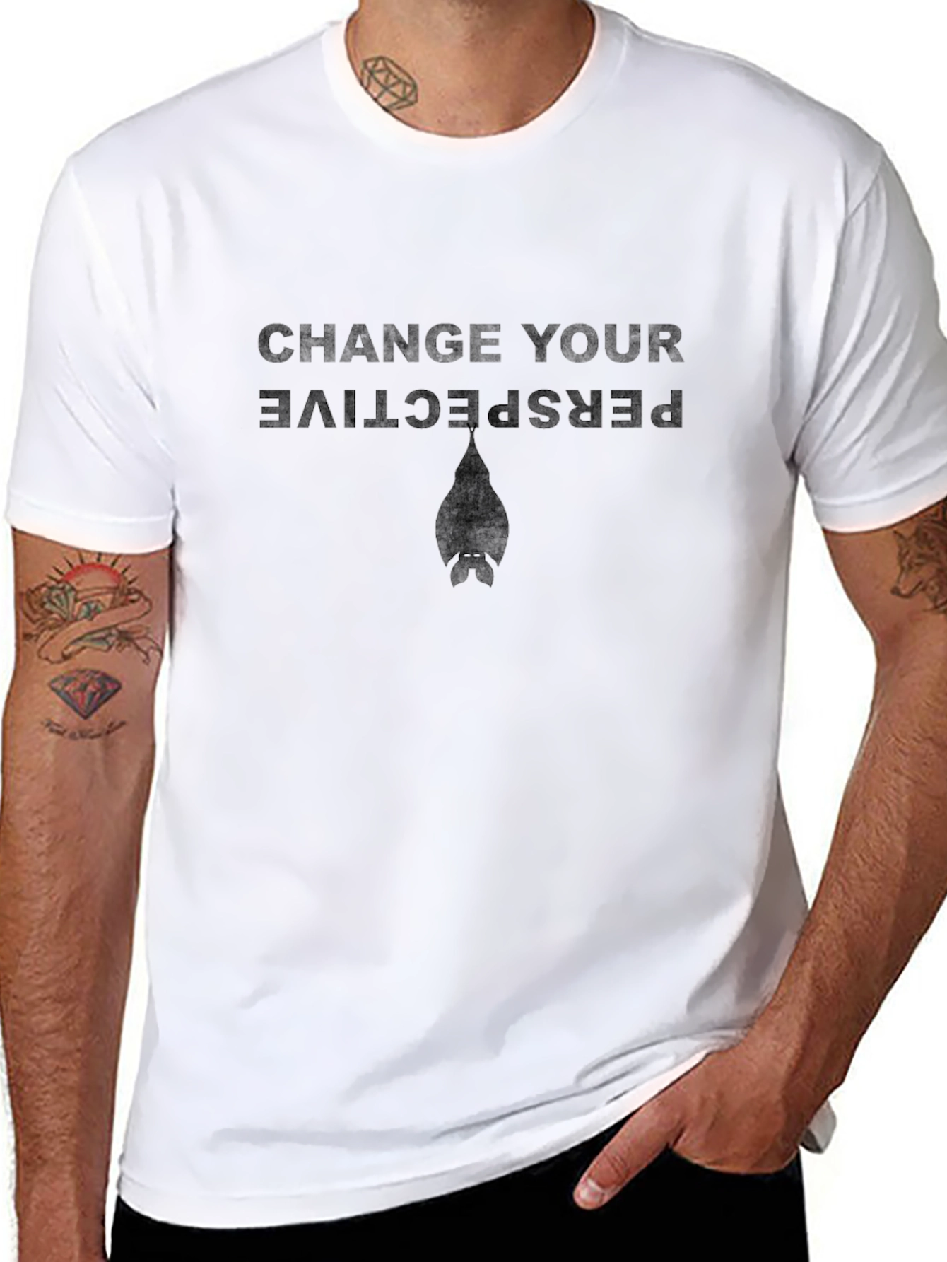 Change Your Perspective Bat T-Shirt
