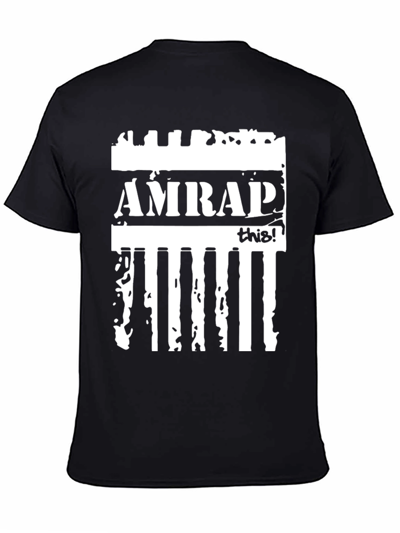 AMRAP This! Black Graphic Tee