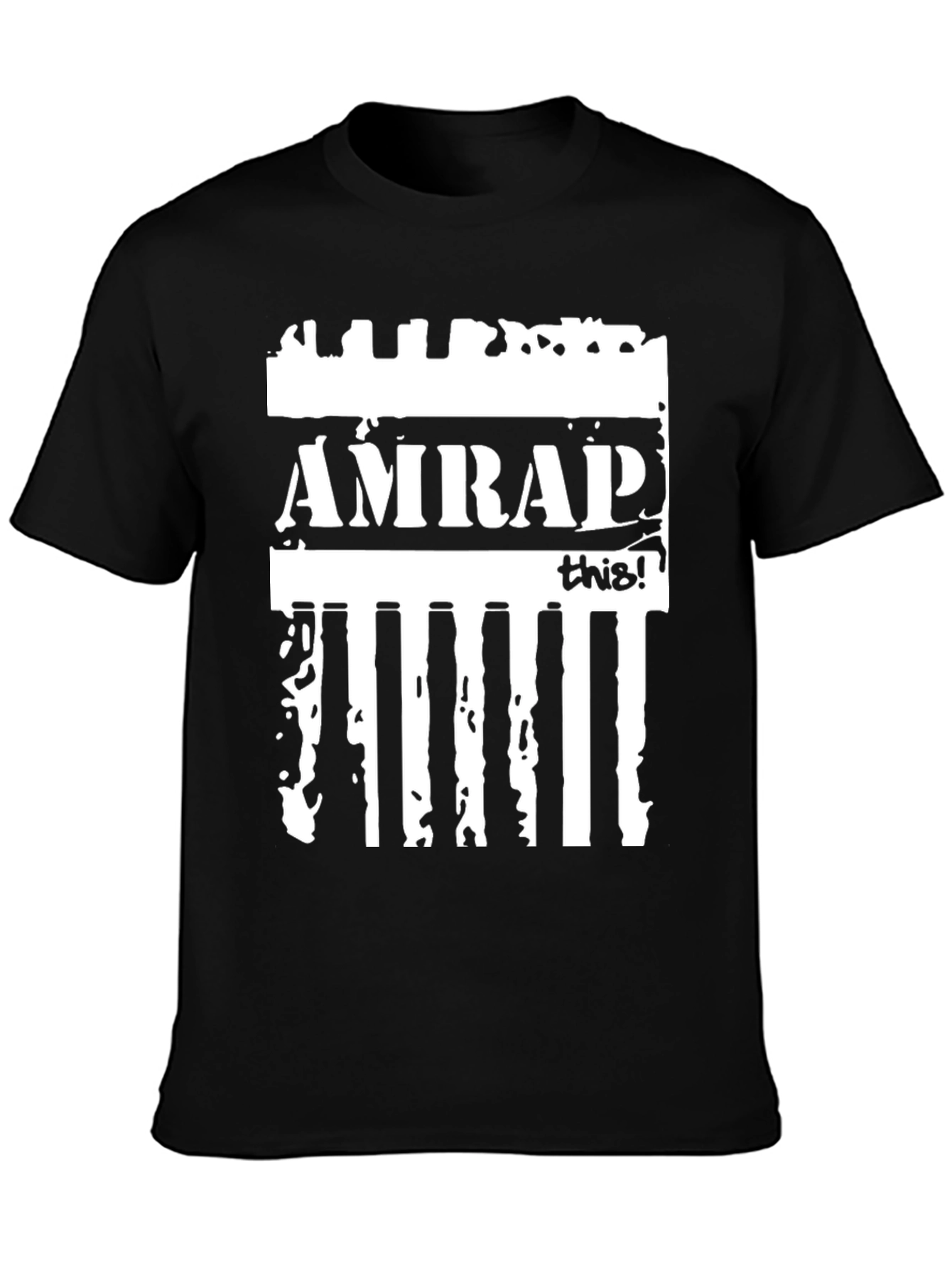 AMRAP This! Black Graphic Tee