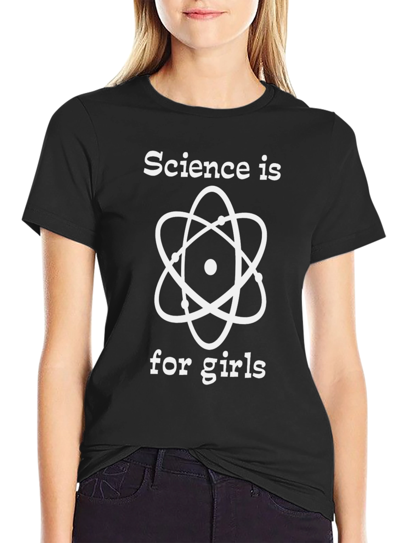 Science Is For Girls Graphic Tee