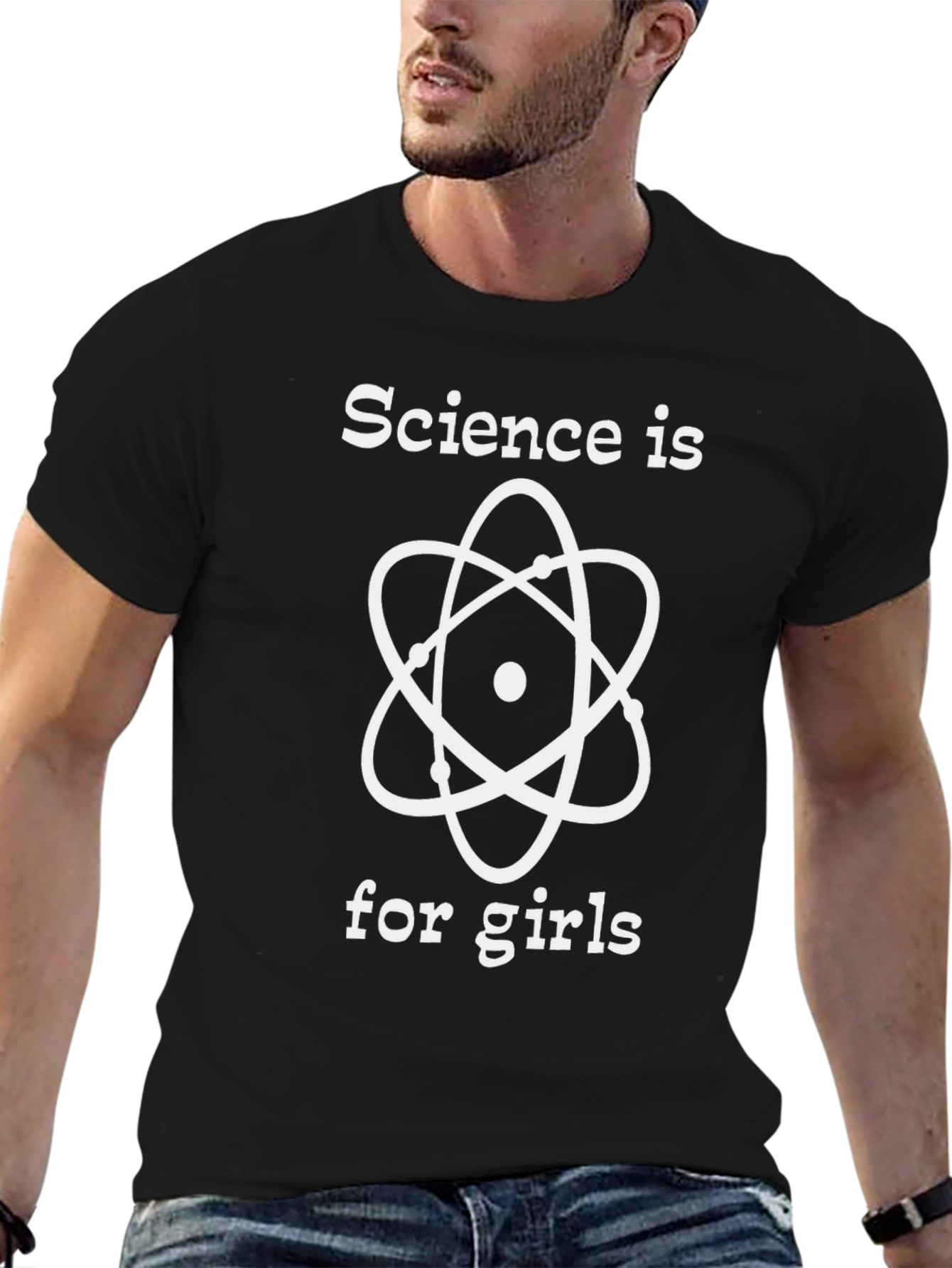 Science Is For Girls Graphic Tee