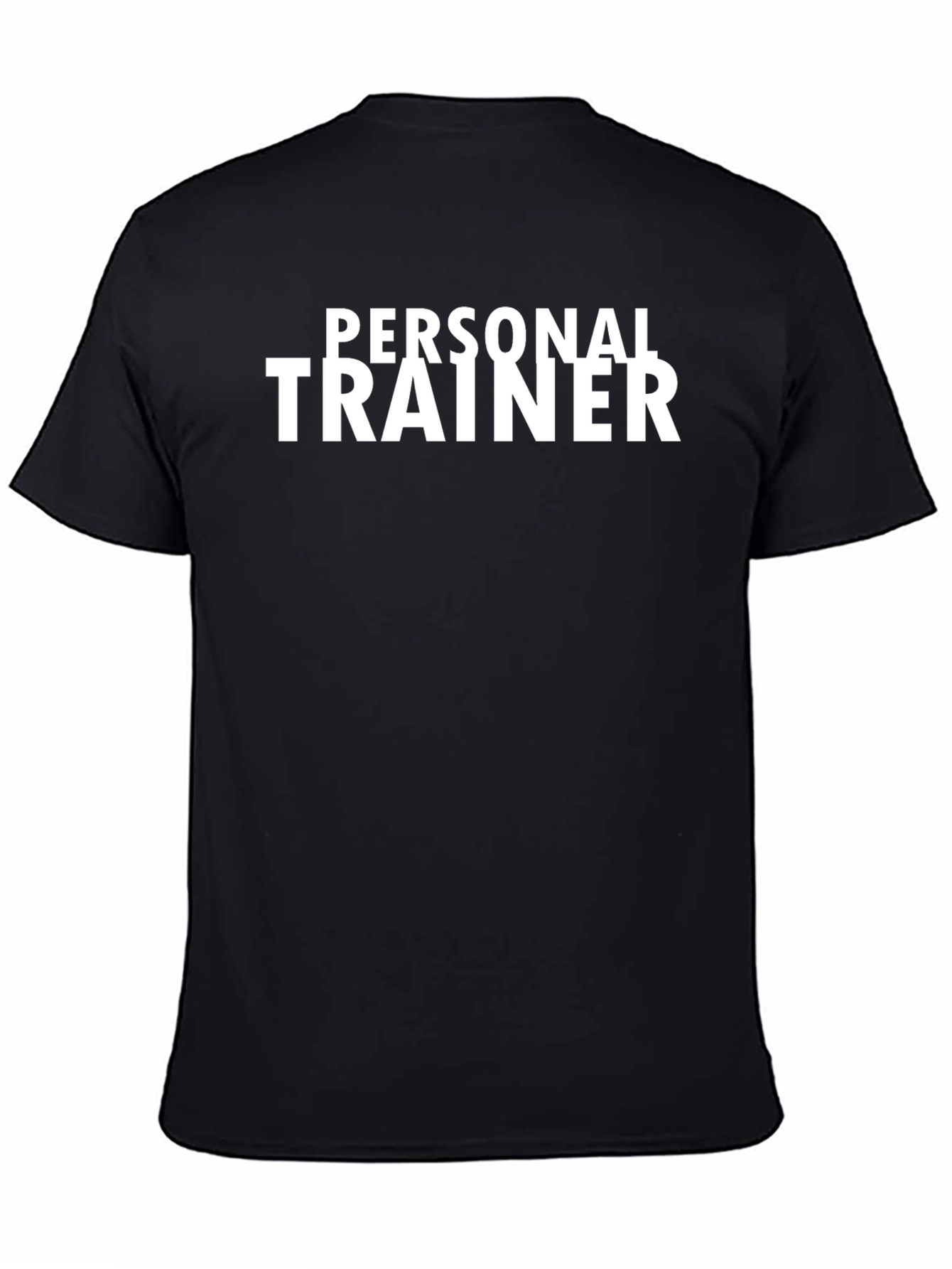 Personal Trainer Black T-Shirt - Fitness Apparel
