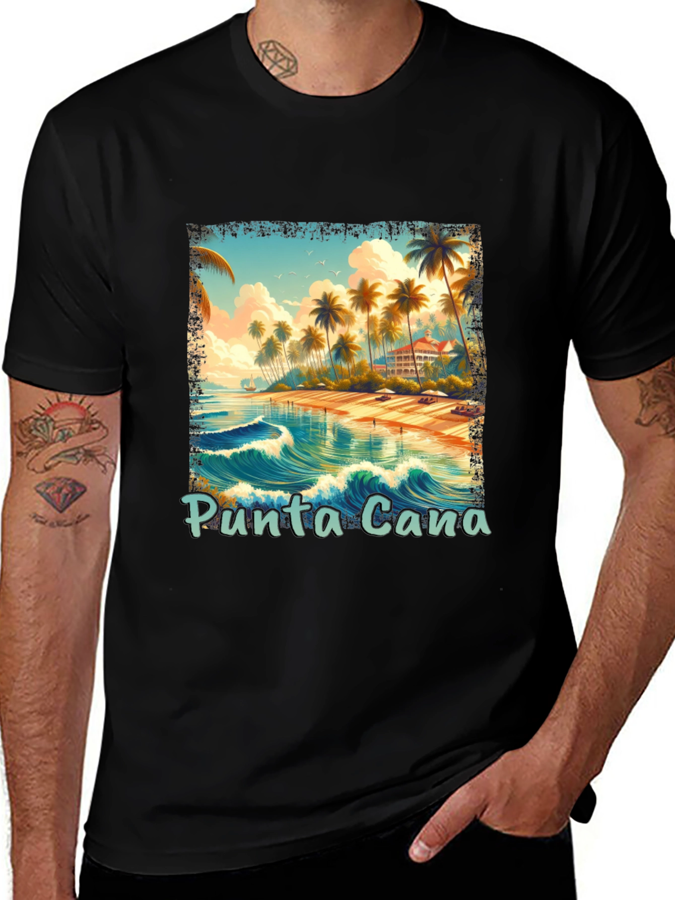 Punta Cana Beach Graphic T-Shirt