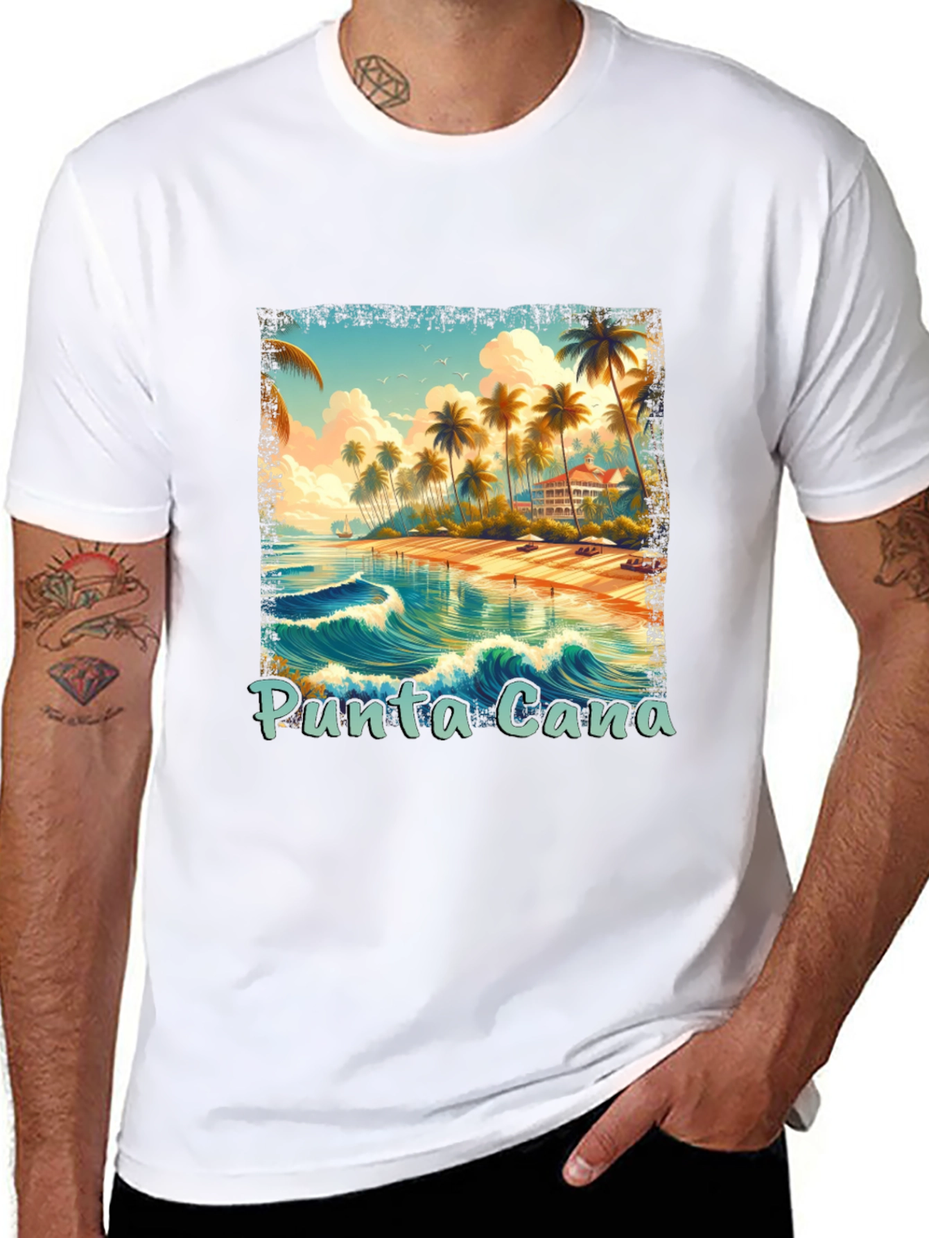 Punta Cana Beach Graphic T-Shirt