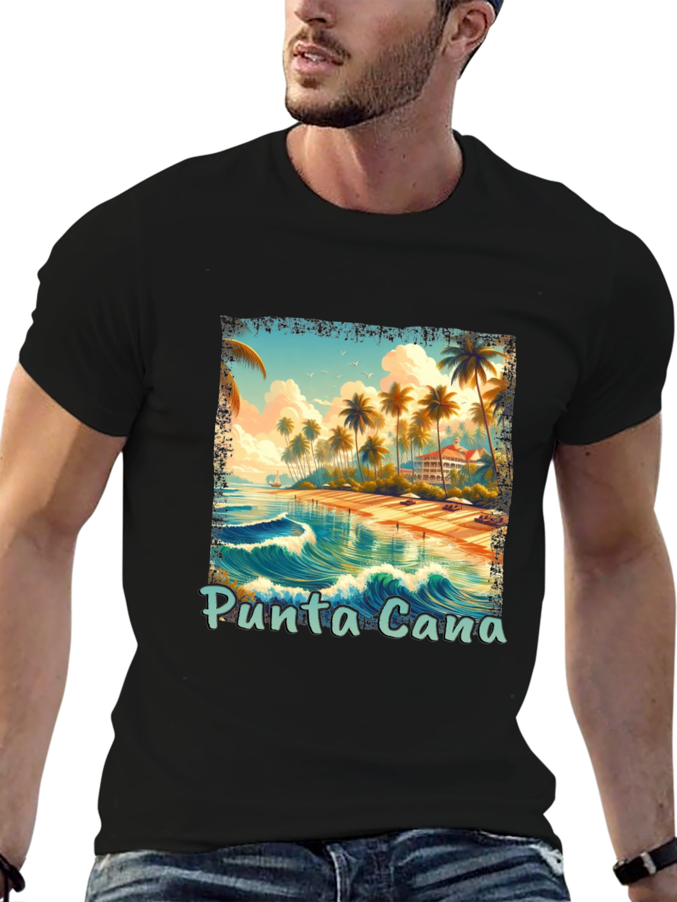 Punta Cana Beach Graphic T-Shirt