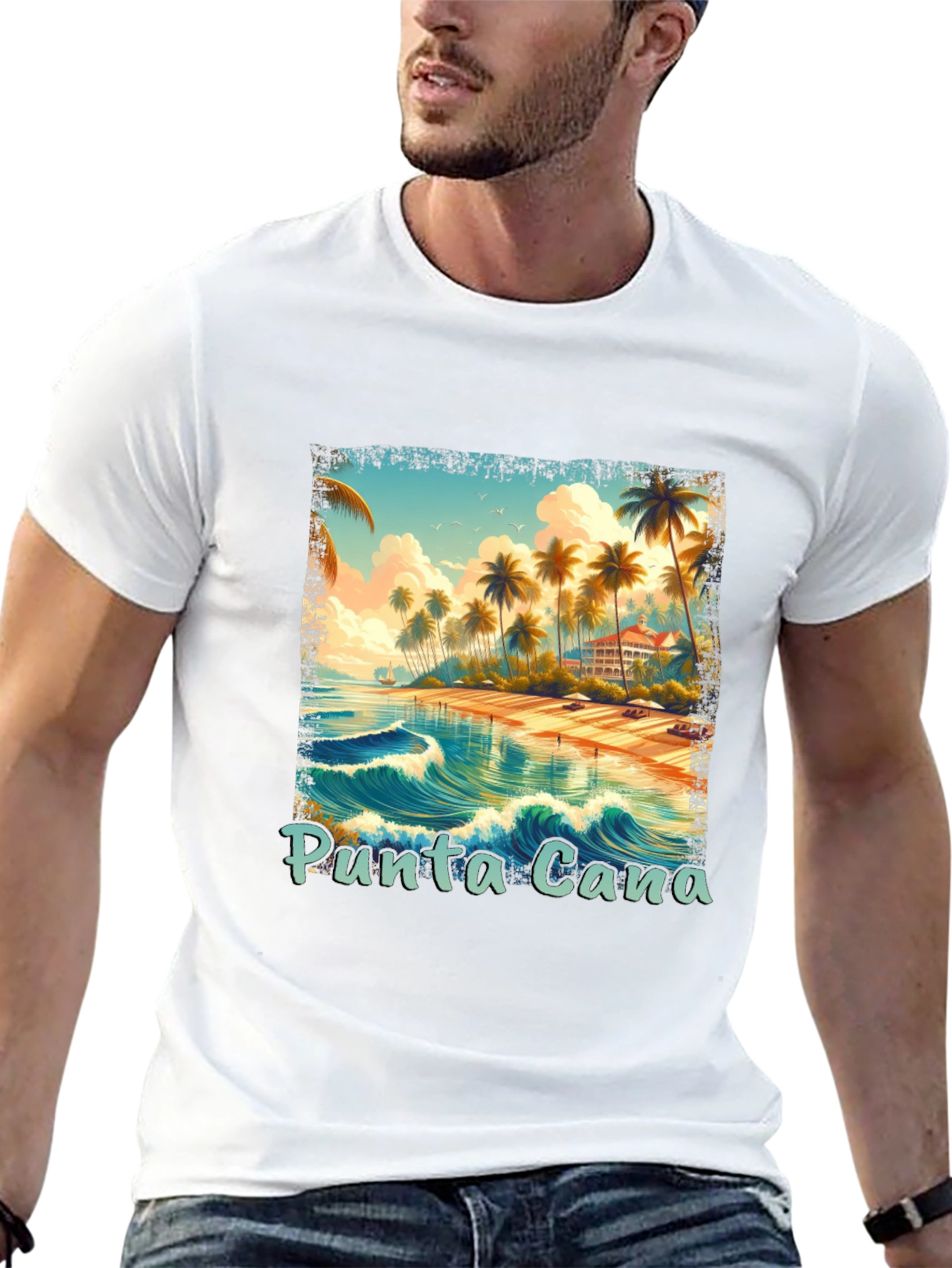Punta Cana Beach Graphic T-Shirt