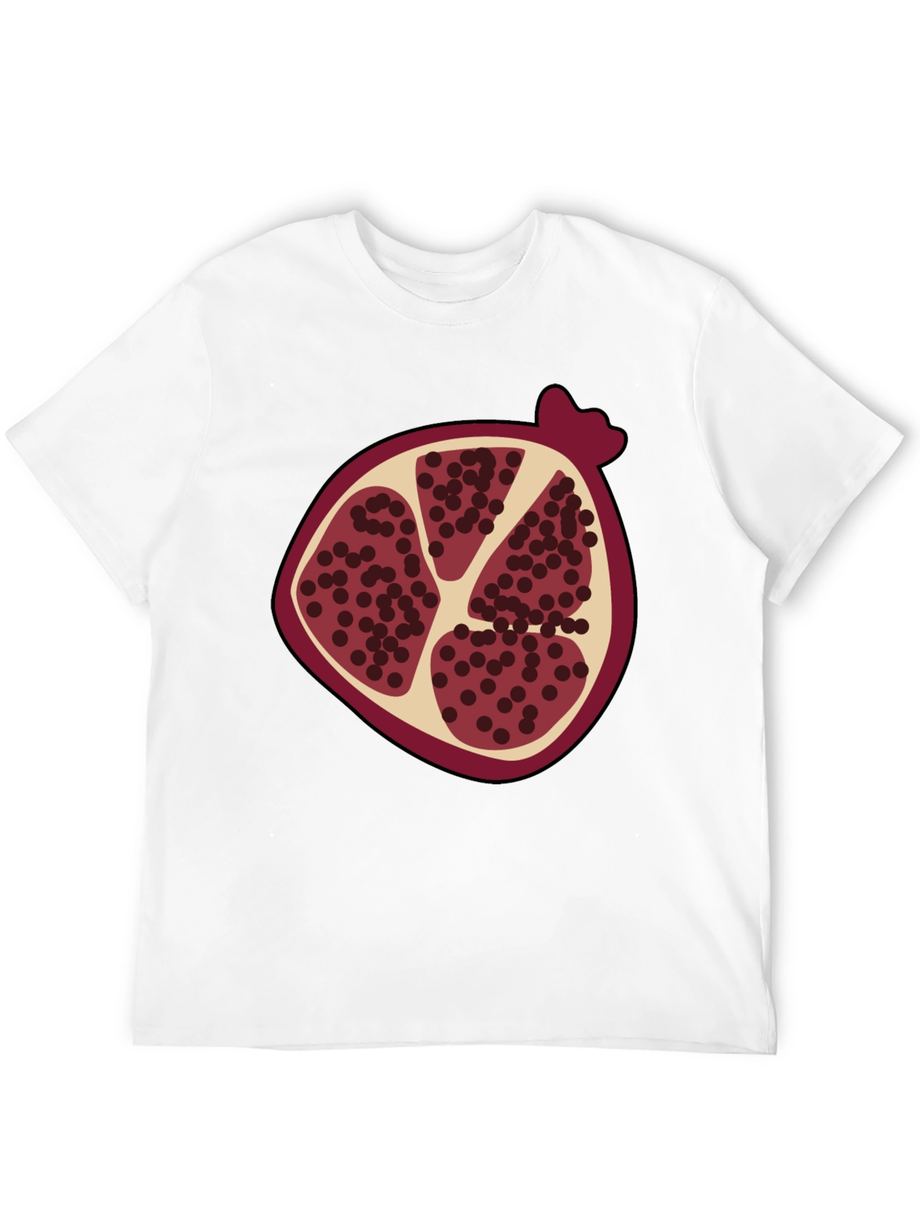 Pomegranate Graphic Tee - Stylish Fruit Design