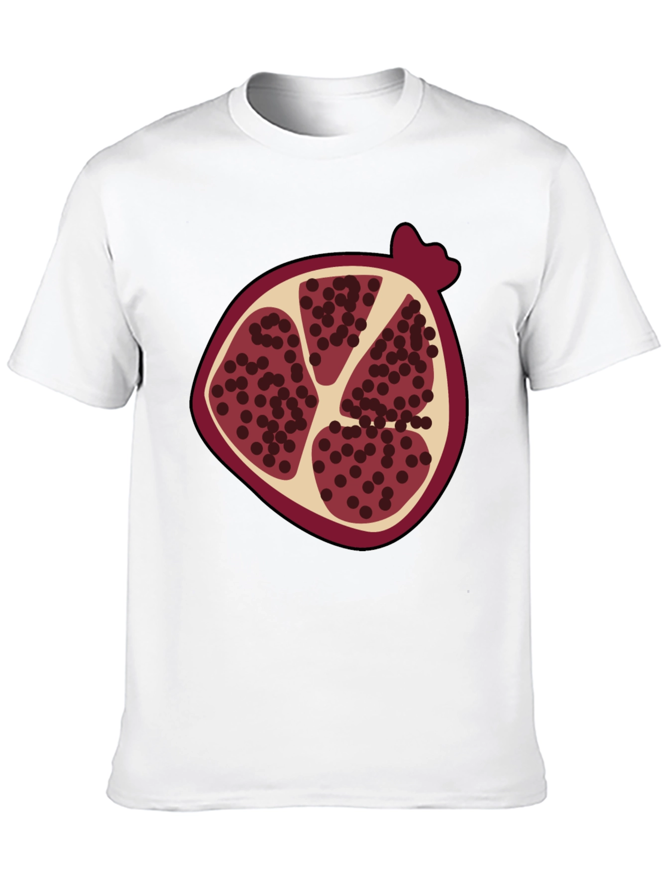 Pomegranate Graphic Tee - Stylish Fruit Design
