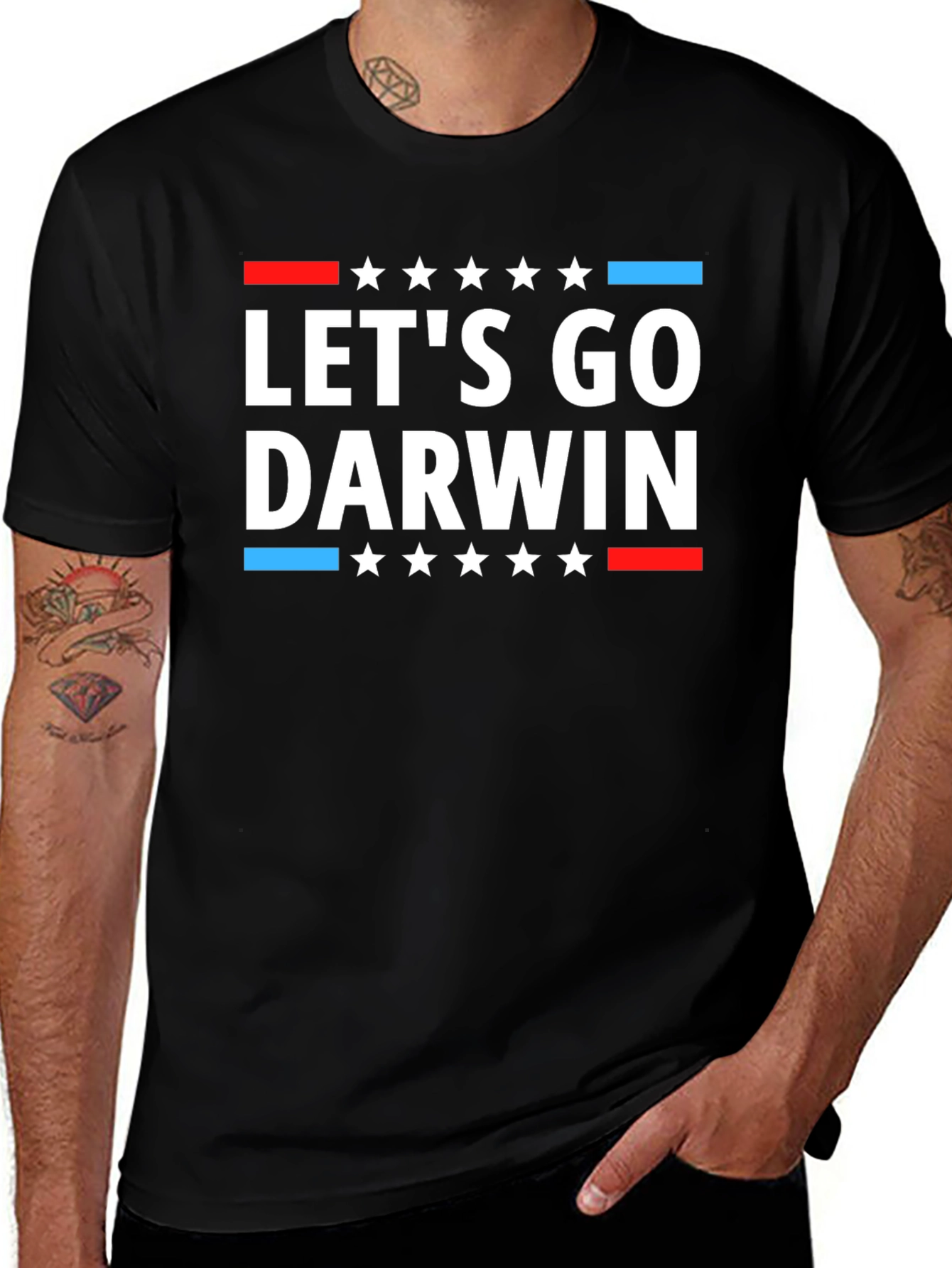 Lets Go Darwin T-Shirt Political Humor Tee