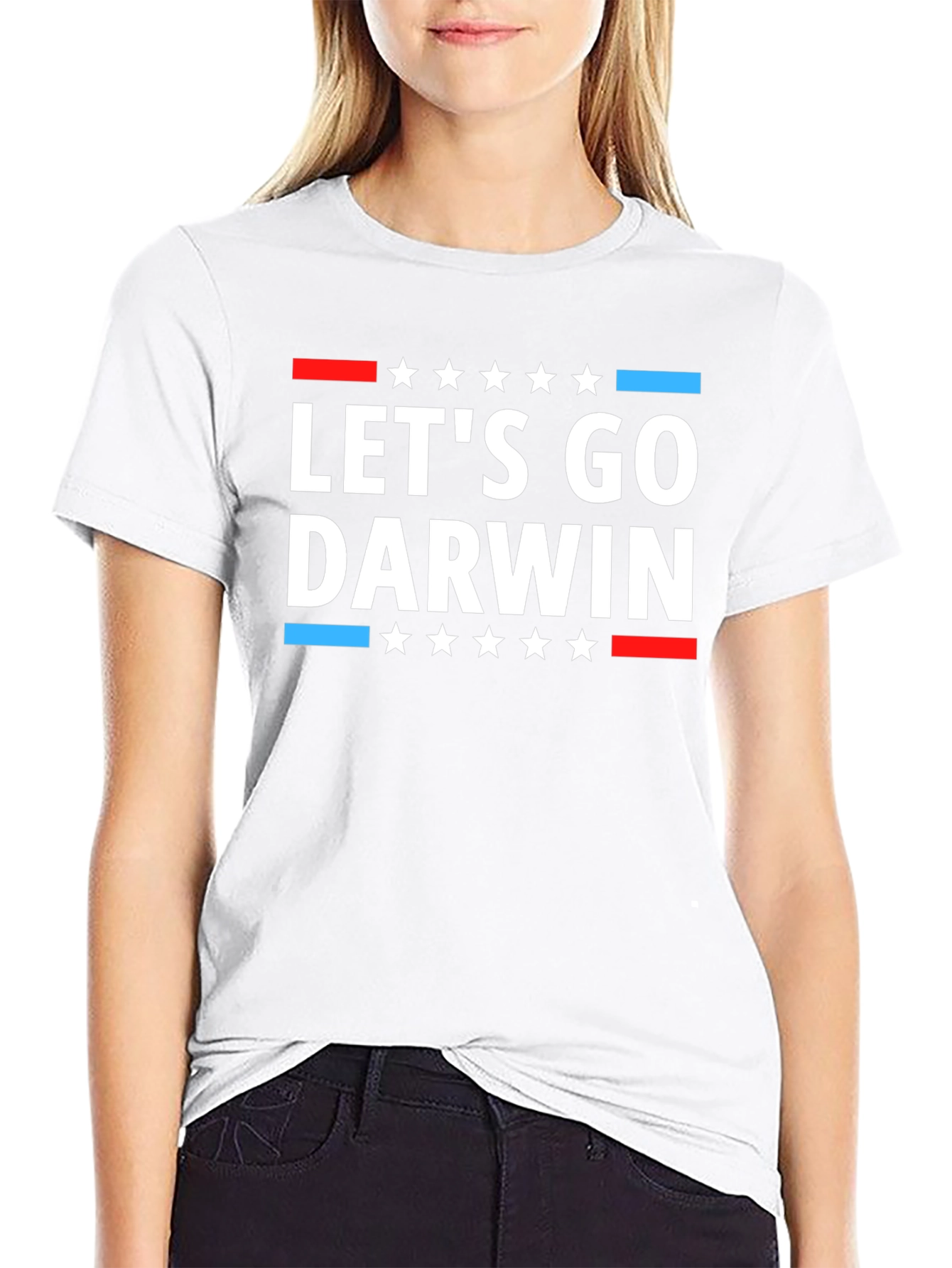 Lets Go Darwin T-Shirt Political Humor Tee