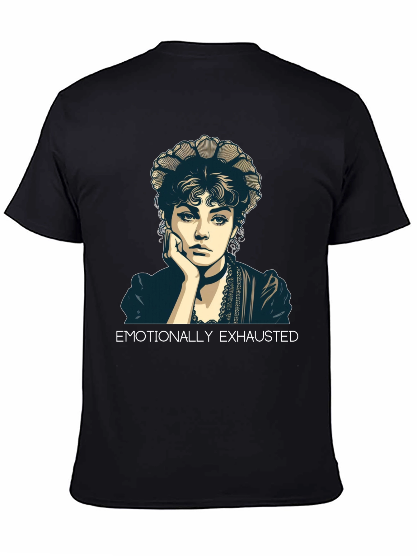 Emotionally Exhausted Portrait T-Shirt