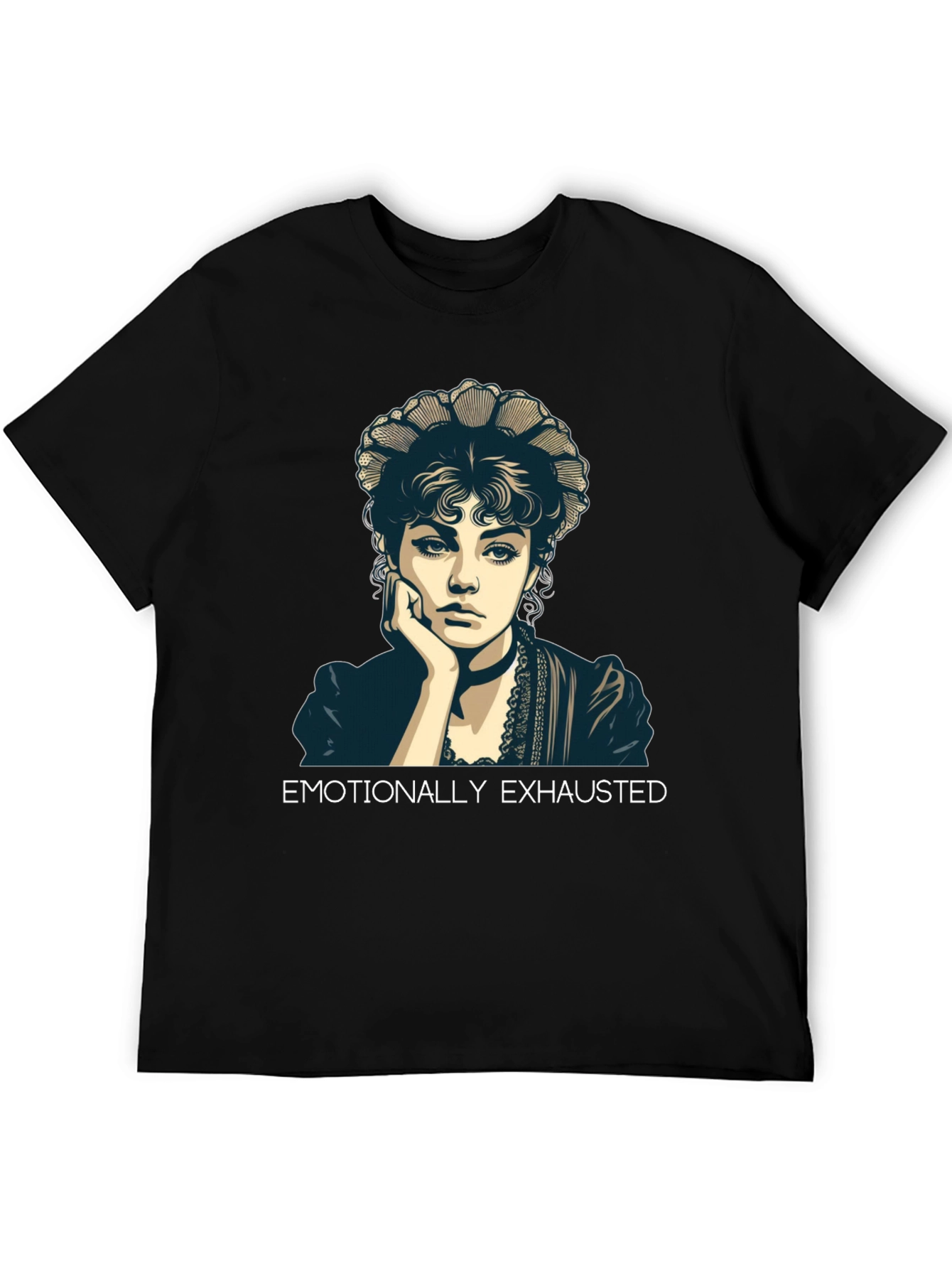 Emotionally Exhausted Portrait T-Shirt