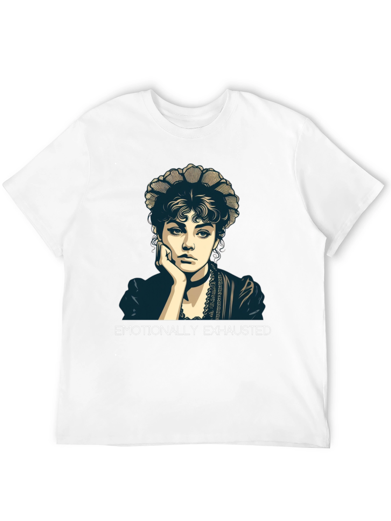 Emotionally Exhausted Portrait T-Shirt